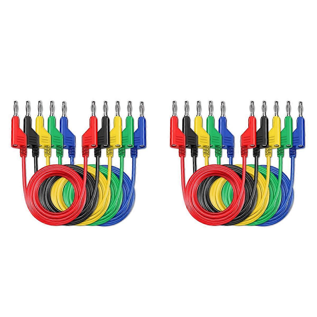 P1036 4mm Copper Banana Plug to Banana Plug Multimeter Test Leads