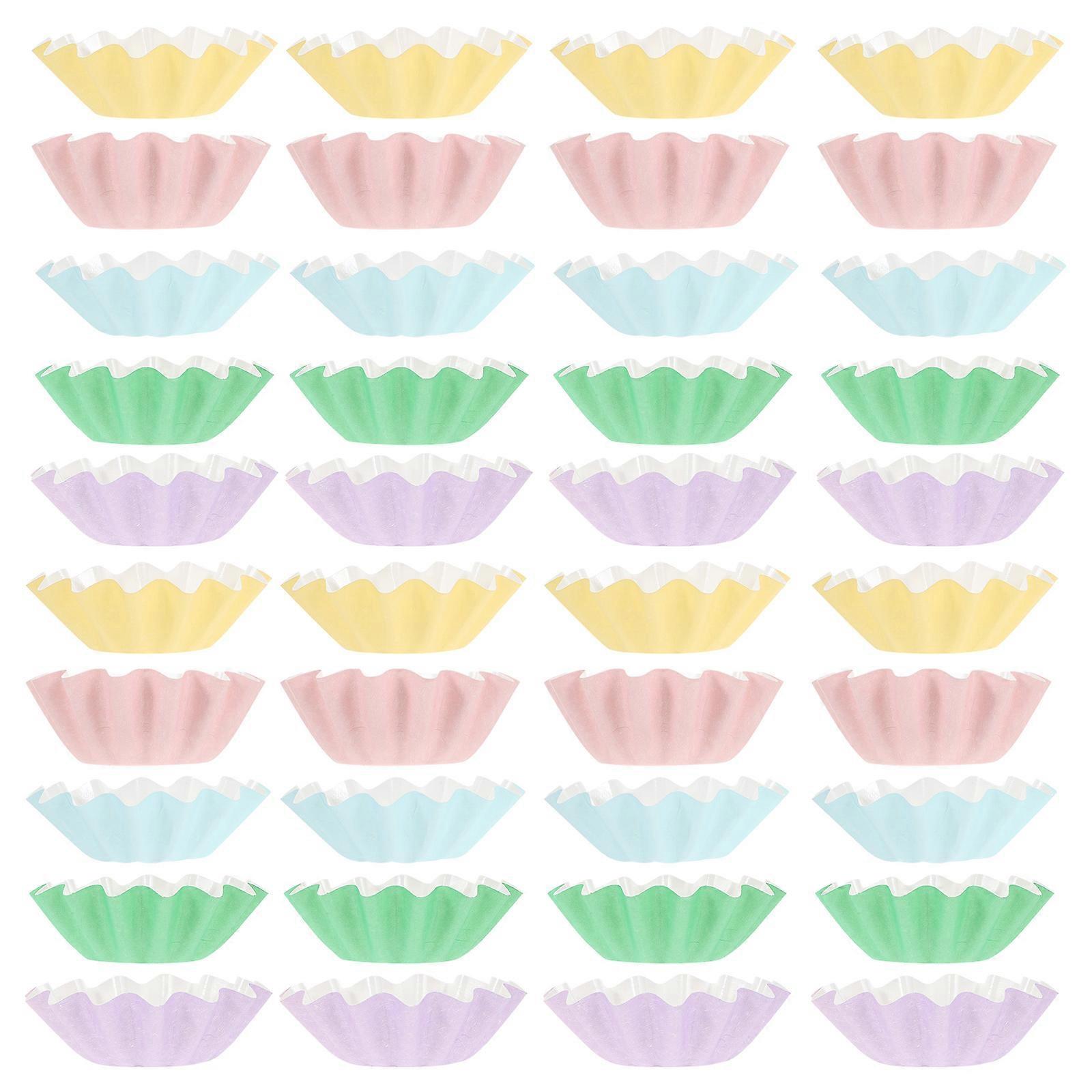 Reusable Wax Melt Liners Round For Candlelight Dinner Home 8X3cm Assorted Color 150Set
