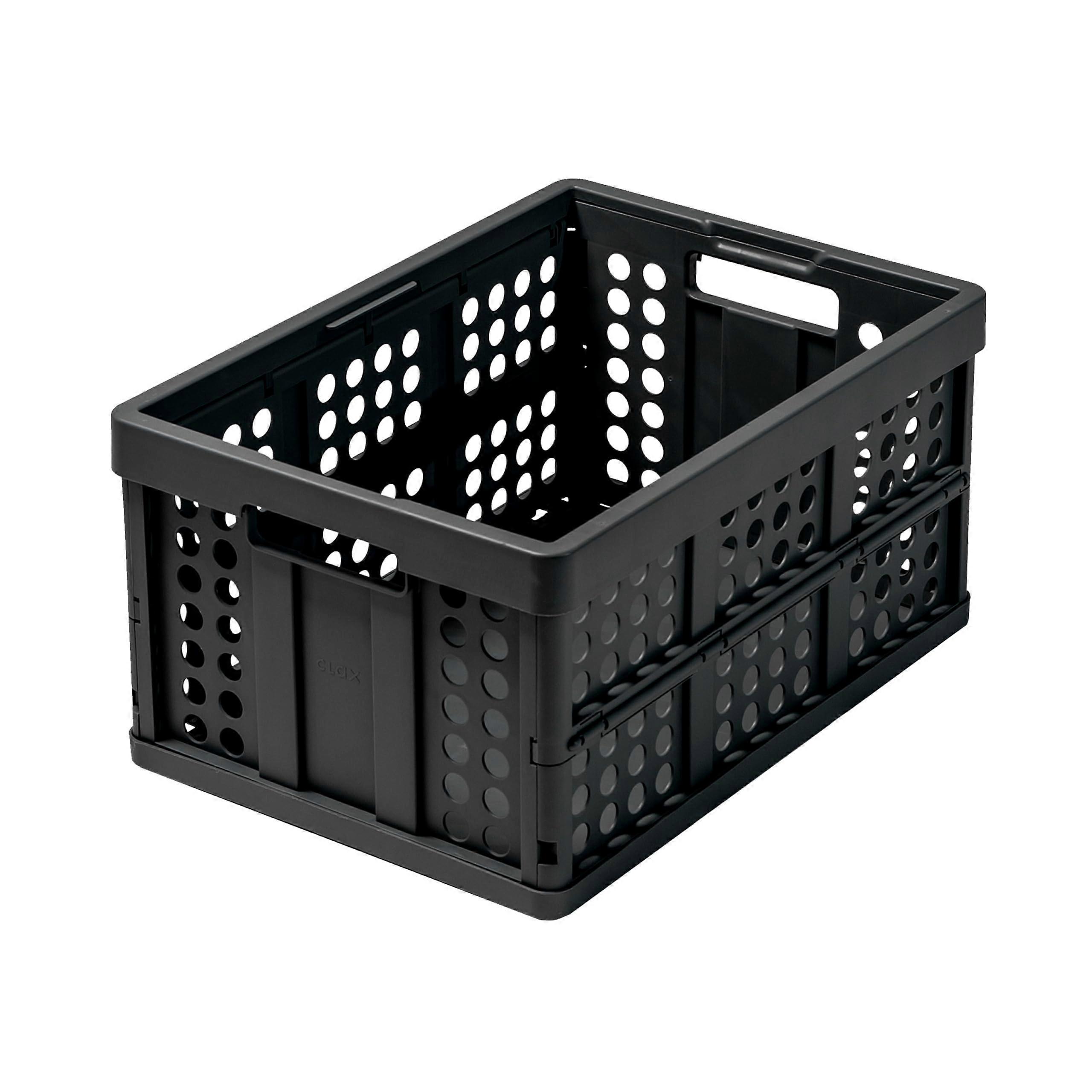 Folding Box Basket Box Black