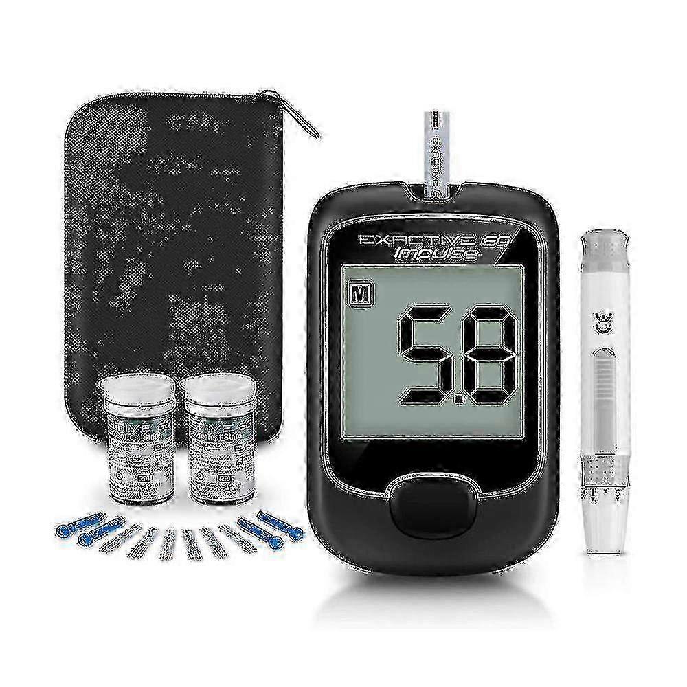 Blood Glucose Monitor Kit for Diabetes Testing with Test Strips - Accurate and Easy to Use at Home