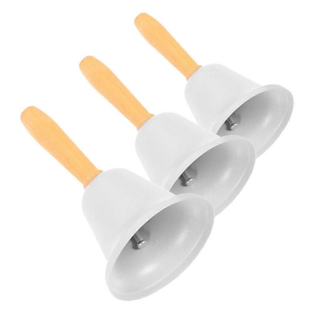 3pcs Loud Hand Bells for Seniors – Portable Lightweight Jingle Bells for Home, Classrooms, and Events
