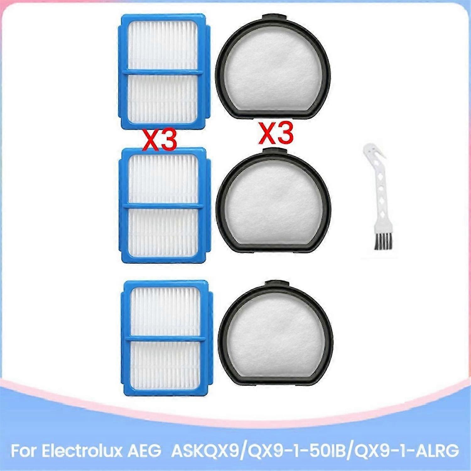 Front Filter Rear Filter Cotton for AEG ASKQX9/QX9-1-50IB/QX9-1-ALRG Vacuum Cleaner Accessories Repl