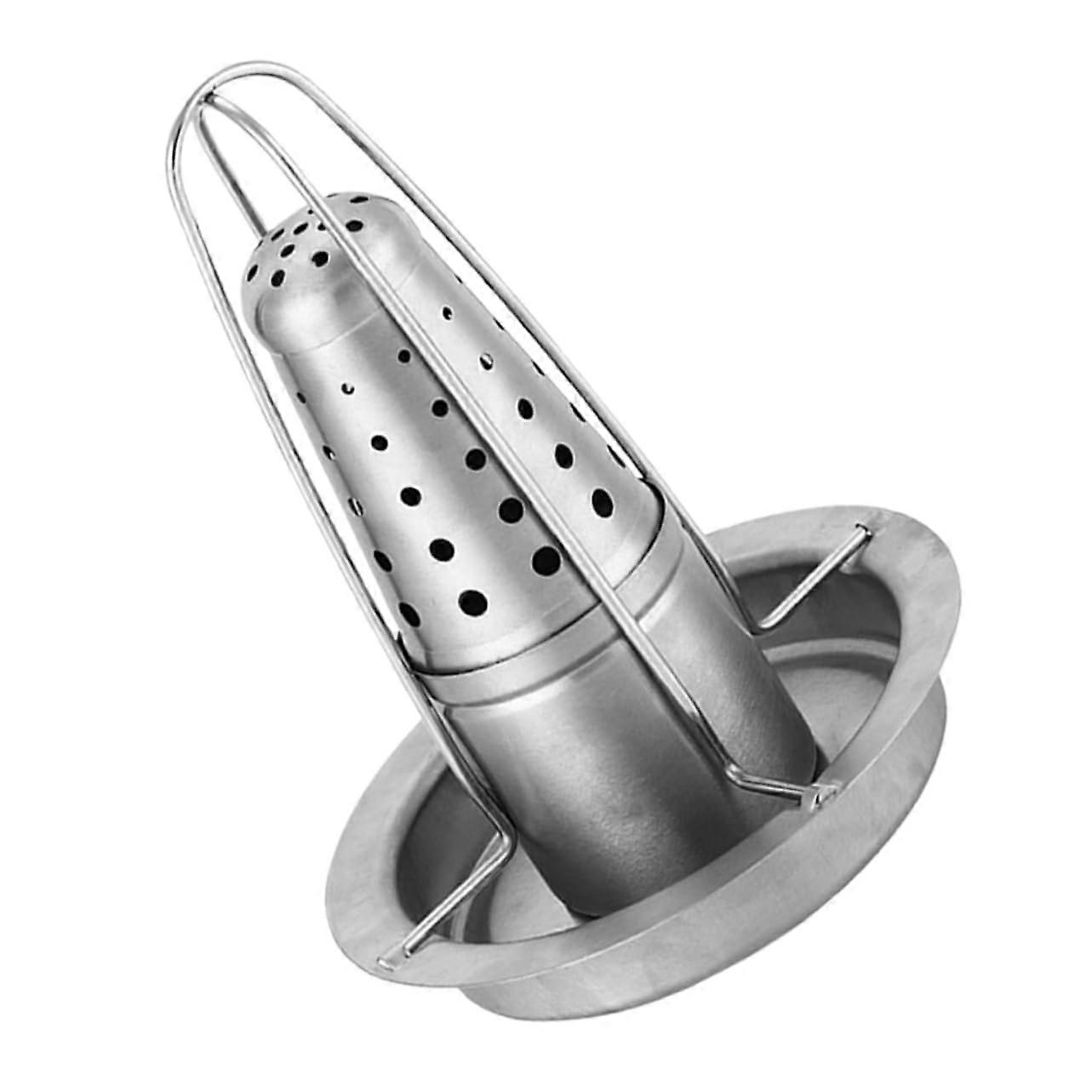 Chicken roaster for BBQ, sturdy grill accessory, detachable for easy cleaning, suitable for outdoor camping and grill parties, prevents tipping and.