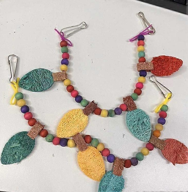 Parrot Chew Toy: Bird Cage Interactive Parrot Bite Toy - Hanging Parakeets Swing For Intelligence Training Reducing Loneliness