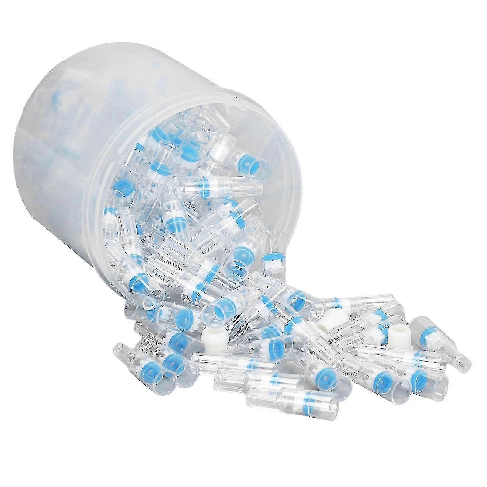 100Pcs Disposable Smoking Filter with Microporous Multiple Filtration for Reducing Tar and Smoke Stains, Compatible with Various Cigarette B