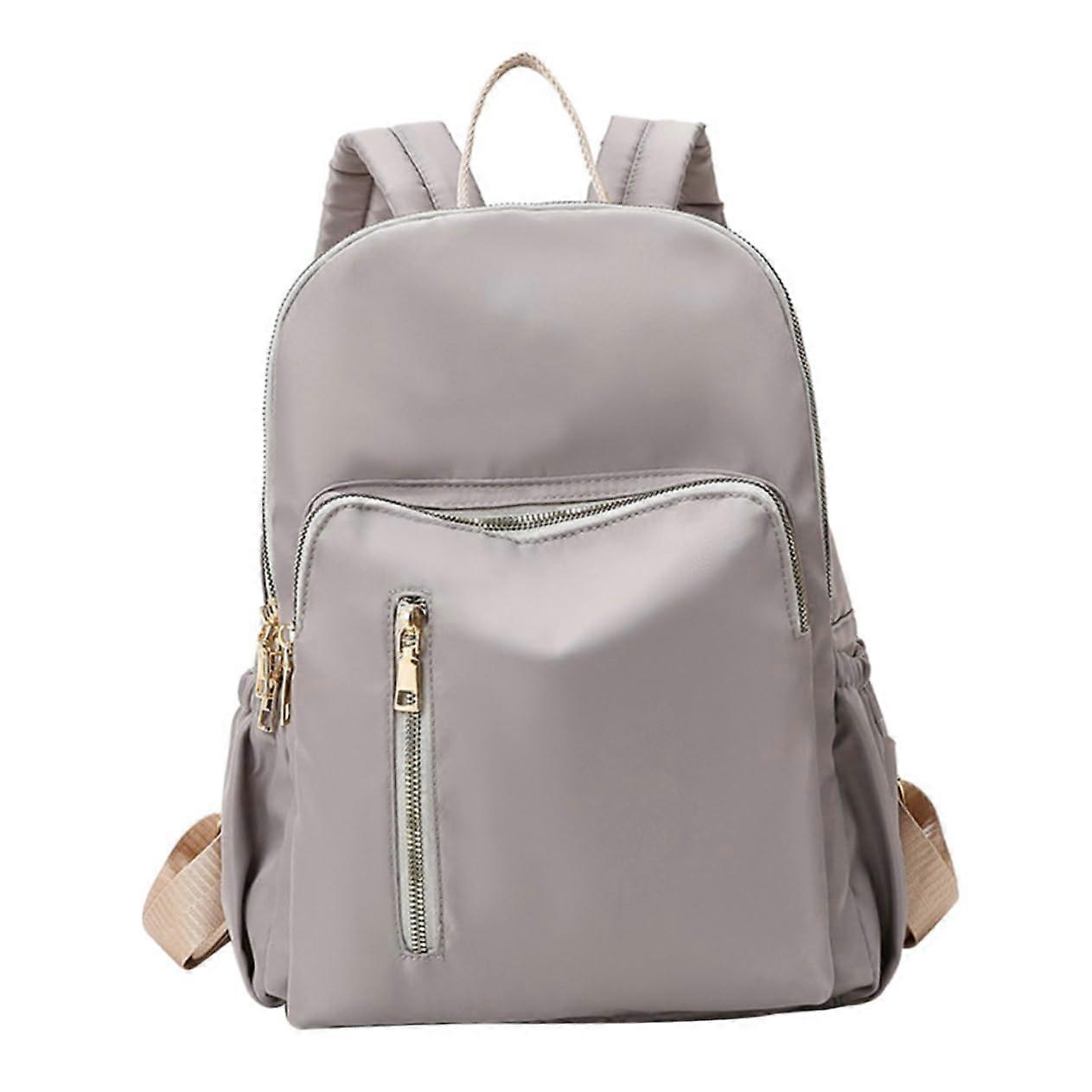 Backpack Changing Bag Nappy Bags Pump Bag Pram Bag for Bottles, light grey