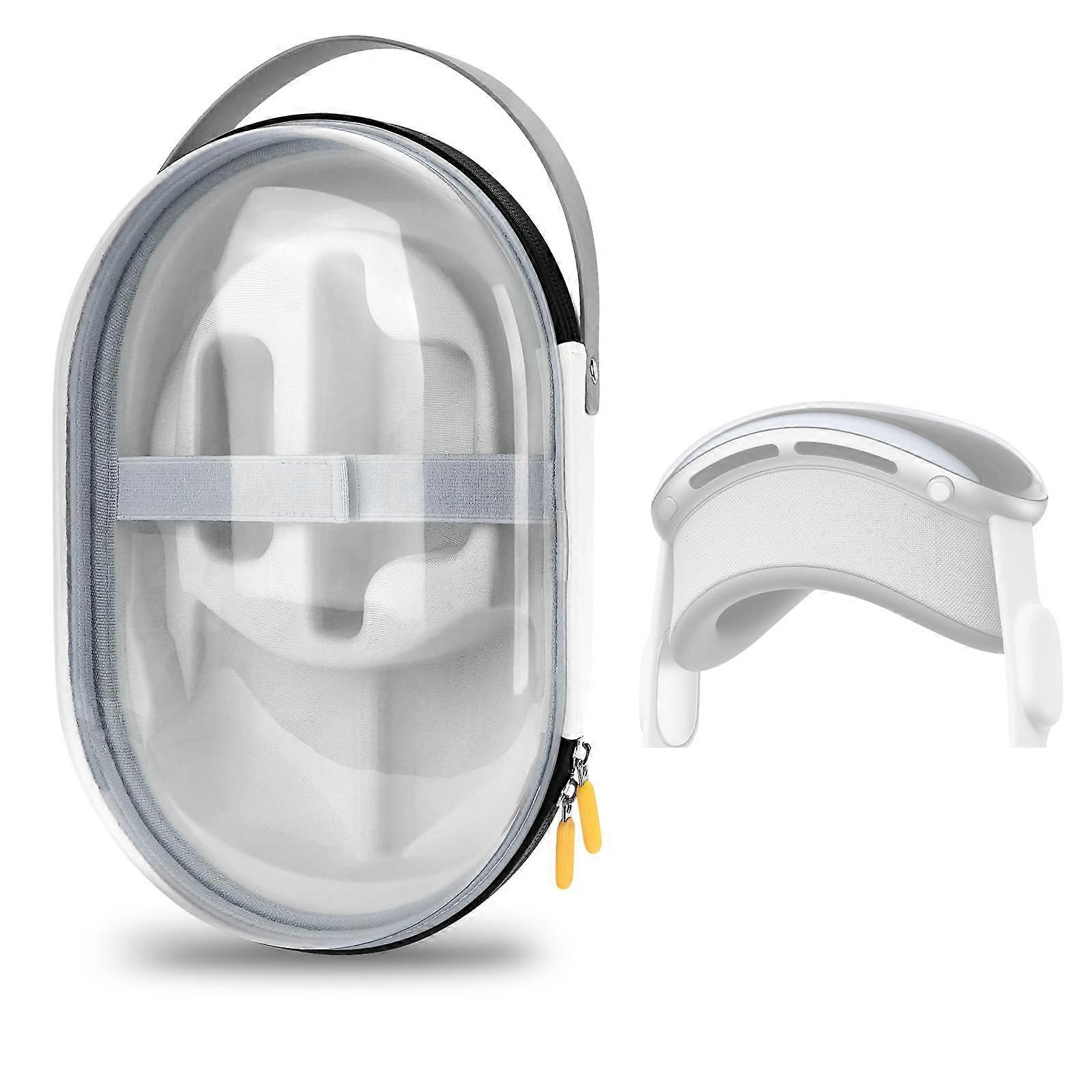 Shield Hard Case Carrying Case for Apple Vision Pro, Transparent, Scratch Resistant, Portable Backpack for VR Devices and Accessories