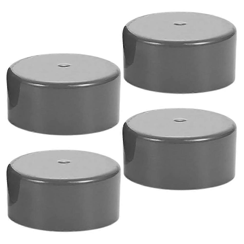 4pcs Durable Rubber Bearing Hub Caps with Grease Seals for Trailer Wheel Hub Replacement – Enhanced Water Resistance and Precision Fit
