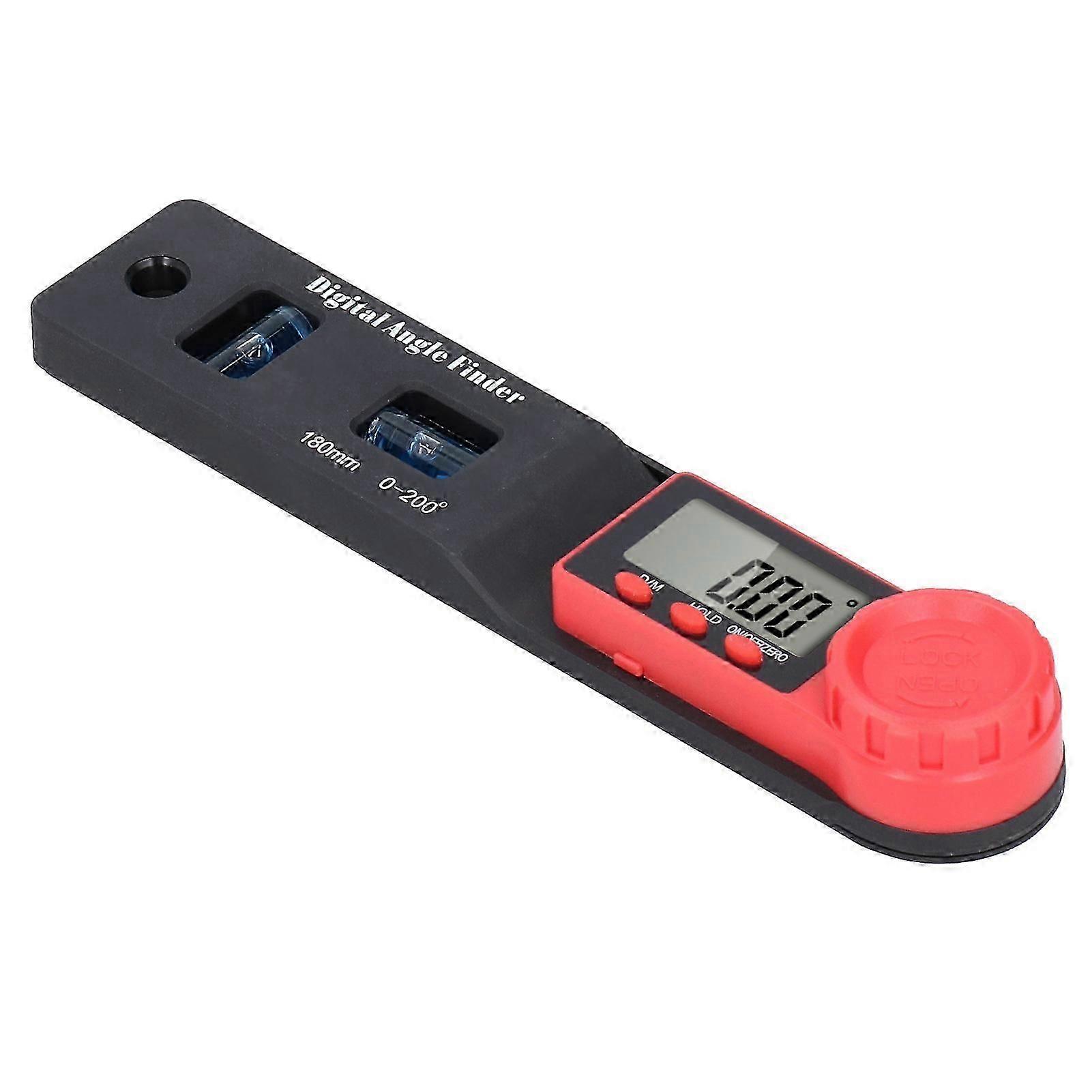 Digital Angle Finder Spirit Level with LCD Display Protractor Woodworking Accessory
