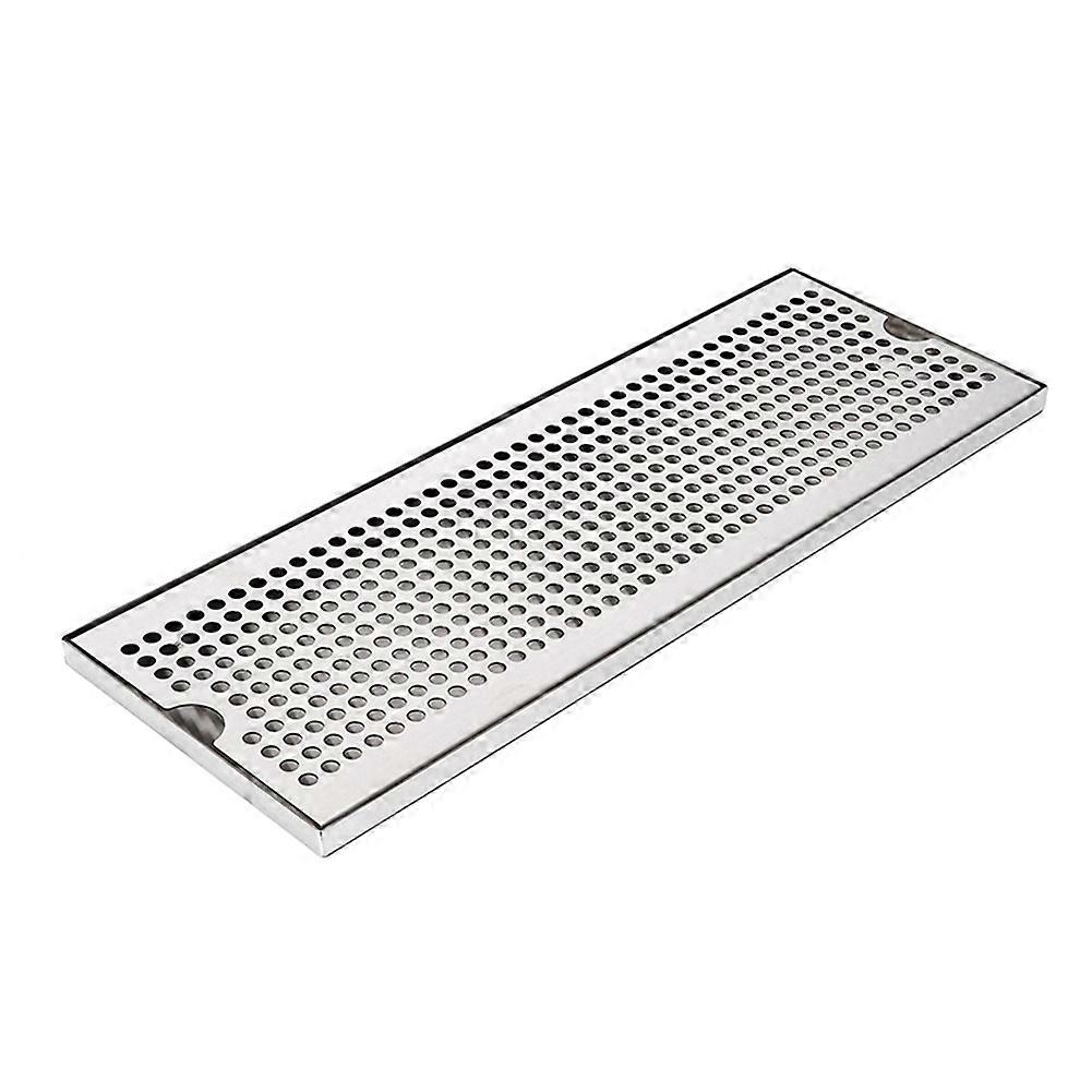 Stainless Steel Drip Tray for Bar, Rectangular Water Catching Tray, Oil Draining Tray, 50x17.5x1.5cm