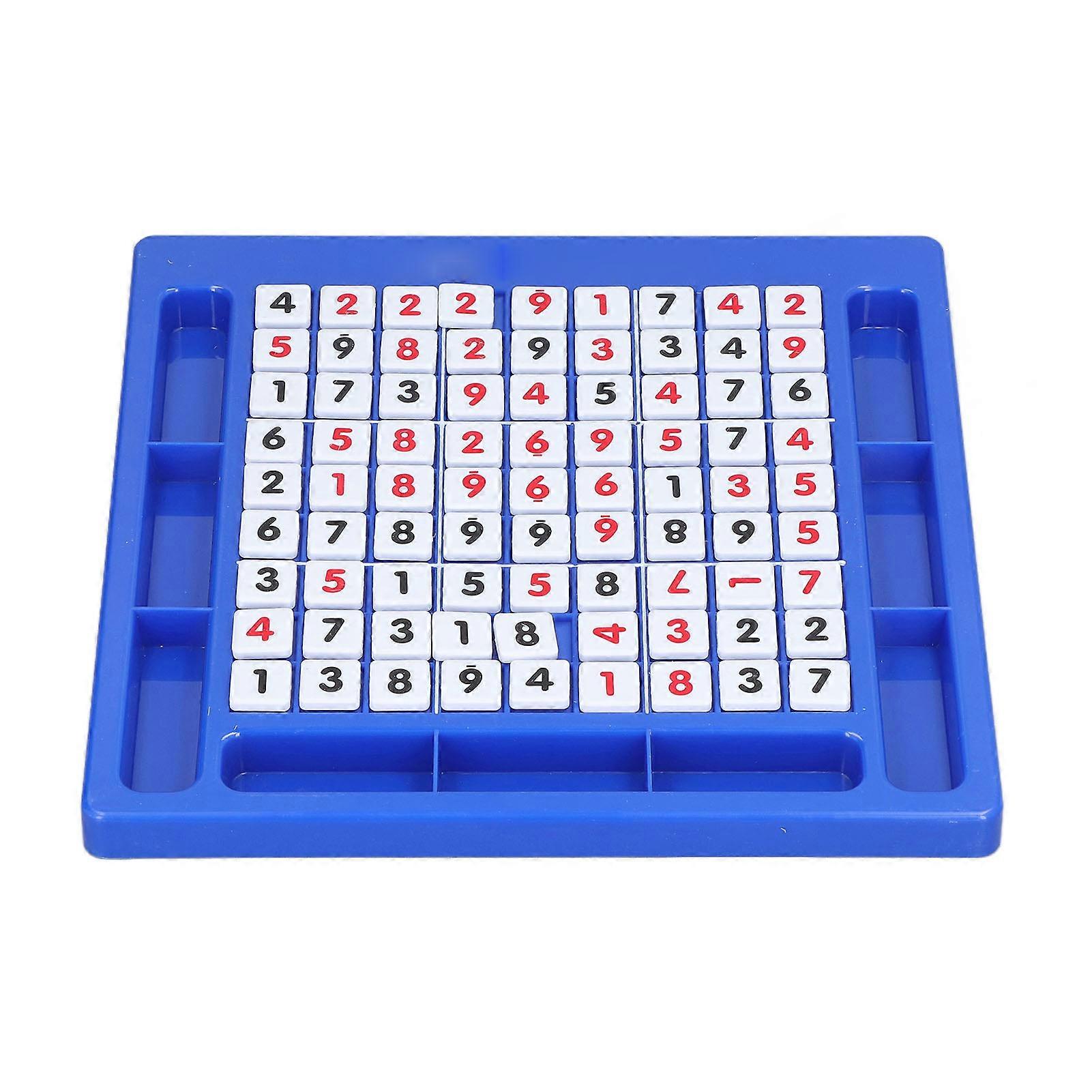 Puzzle ABS Plastic Materials Small Light Safe Brain Training Math Board Game for Above 3 Years Old