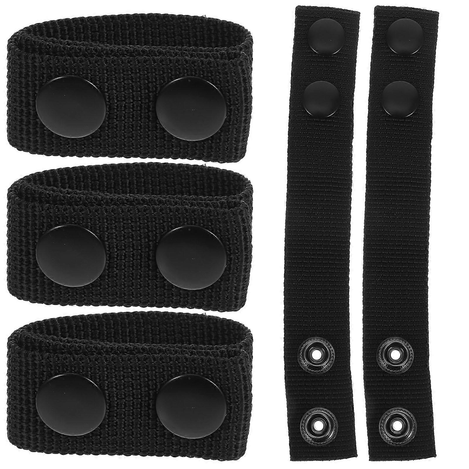 Tactical Belt Nylon Belt Keeper for Secure Gear 5Pcs with Snap Strap