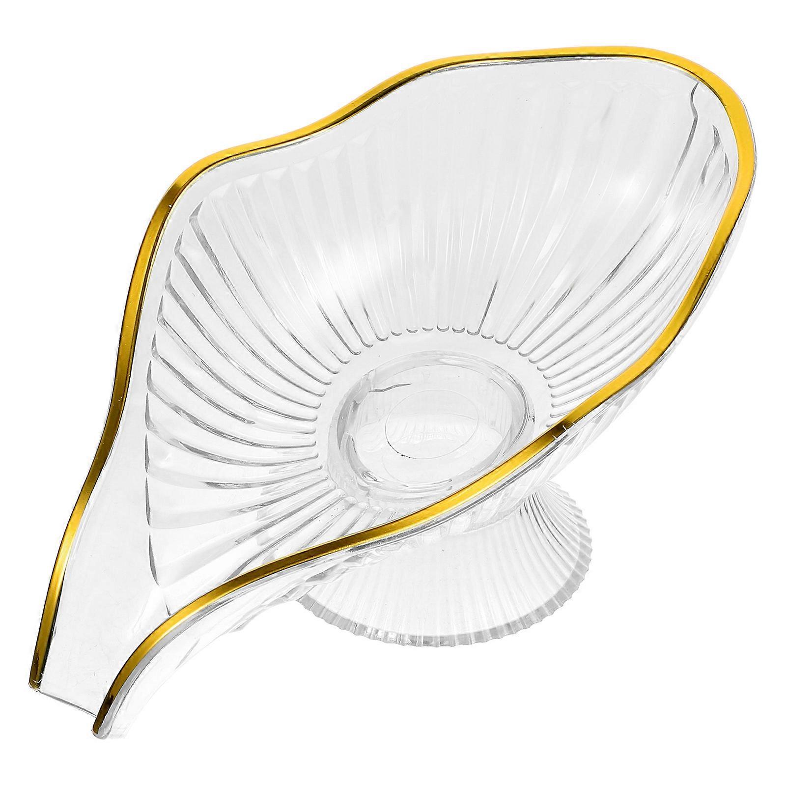 Bathroom Soap Dish Set Plastic Soap Dish For Shower Waterproof Design 1Pcs