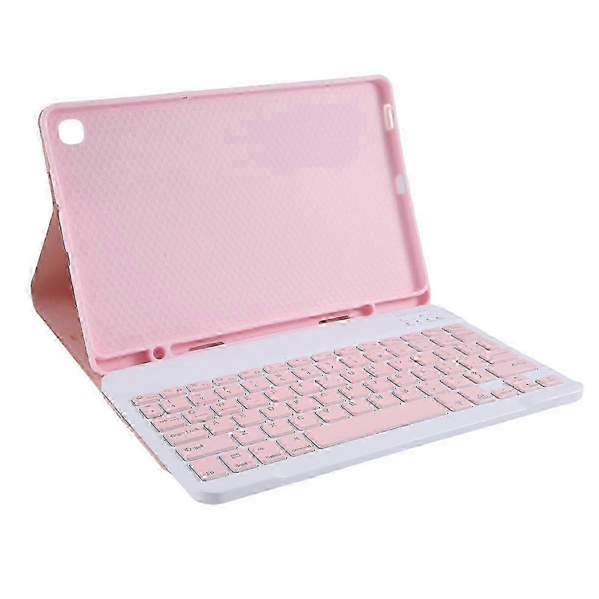 Tablet Cover for Galaxy Tab S6 Lite 10.4 Inch P610 P613 P615 P619 Bluetooth Keyboard Case with Keyboard Pink JP