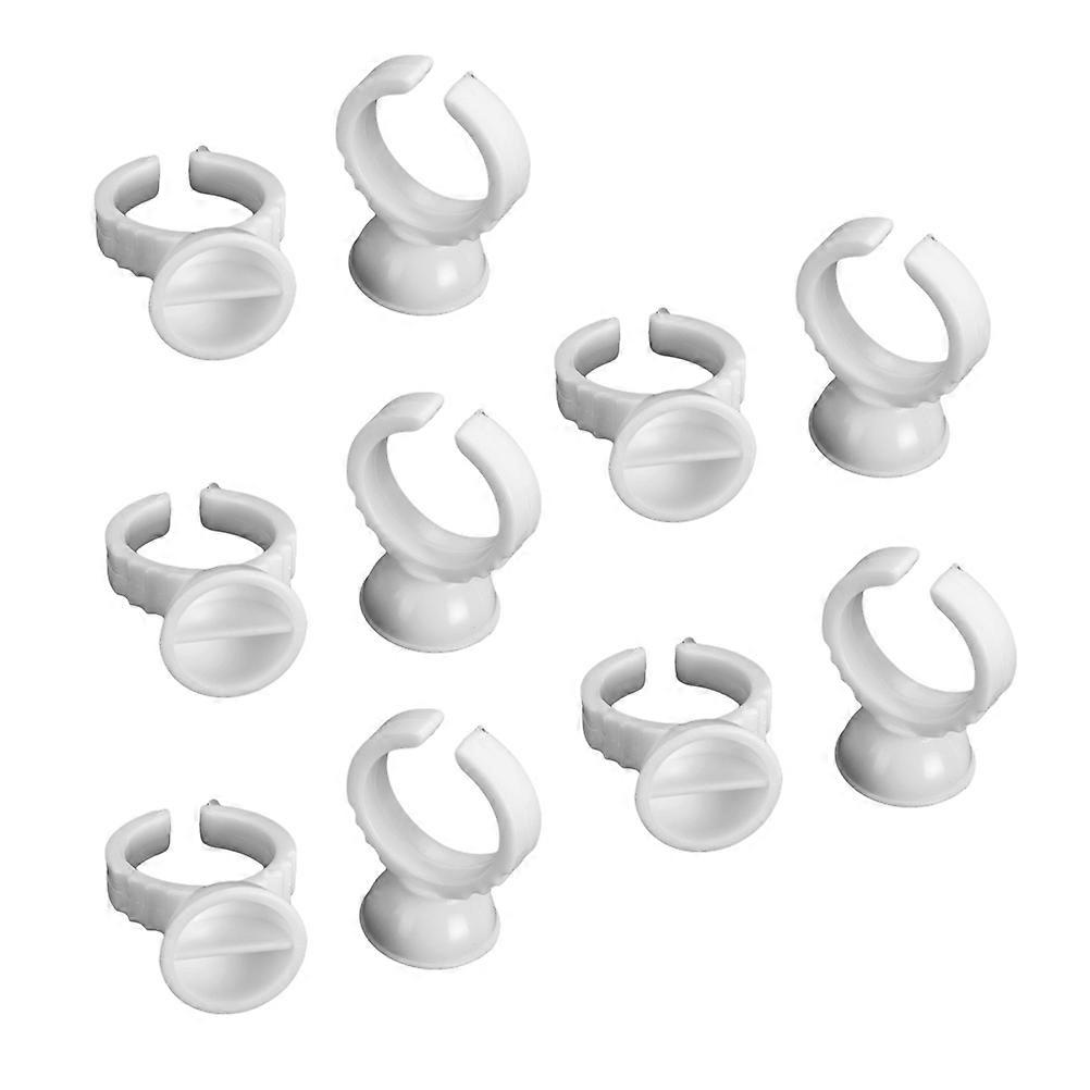 Eyebrow Color Holder Ring Holder Application Makeup Artists 100Pcs
