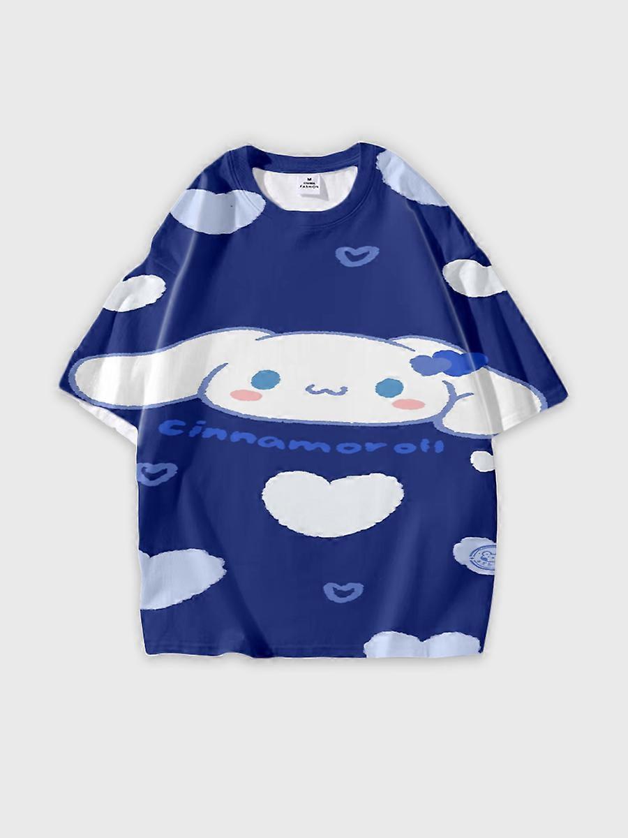 T-shirt round neck Pattern loose short sleeve JW1494