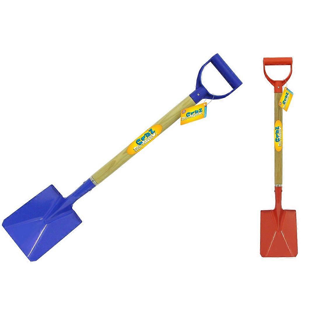 78cm/31" Eje de madera de pala de playa de metal