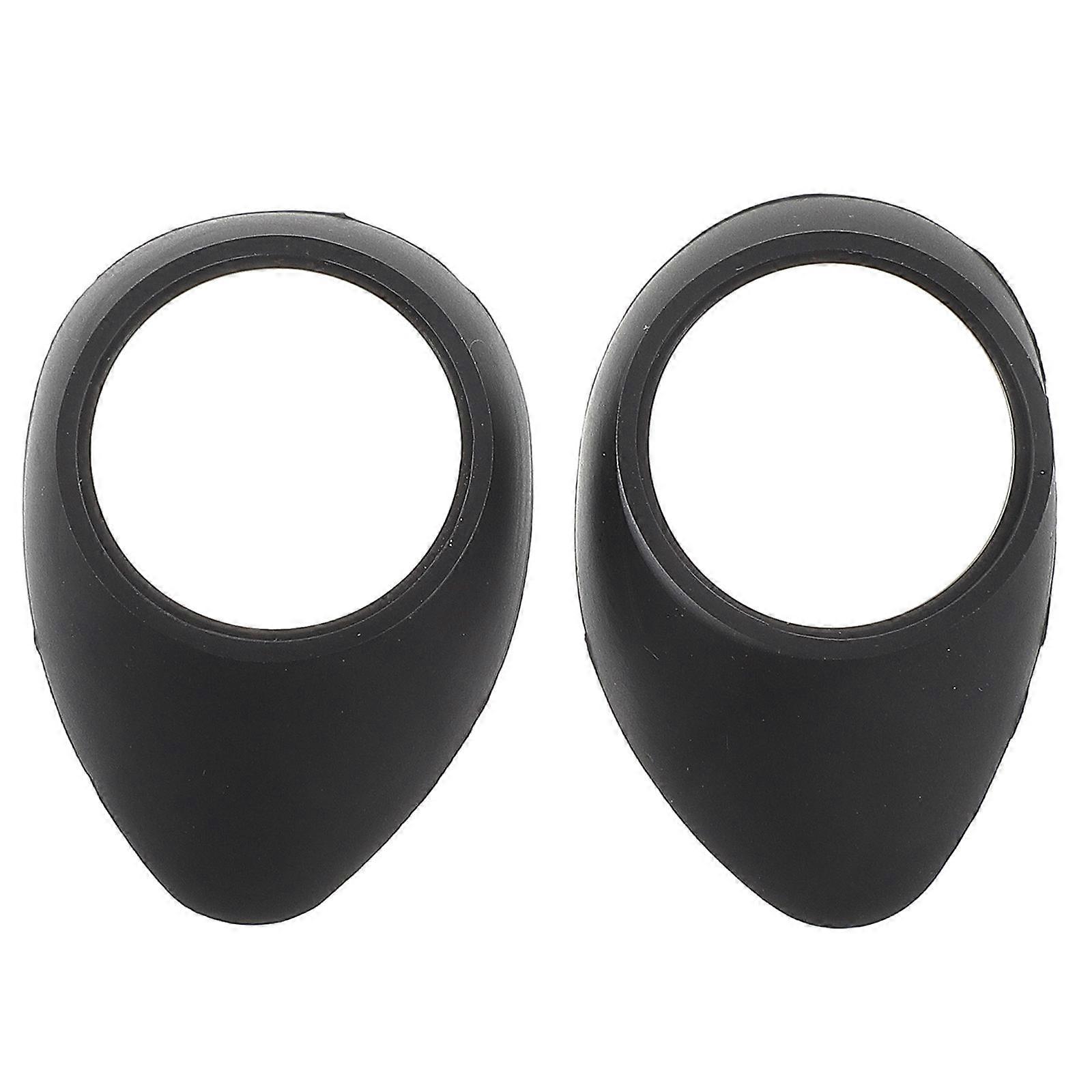 Black Eyepiece Covers For Binoculars Reduce Eye Strain Portable 2Set