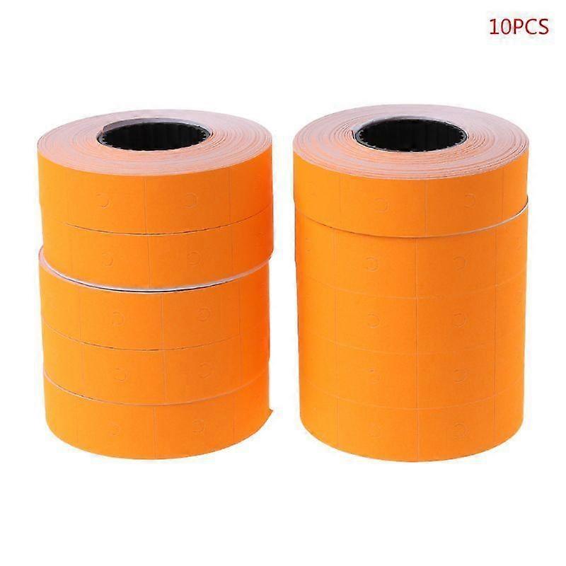10 Rolls 5000 Pieces Double Row Colorful Price Label Paper Tag Mark Sticker For