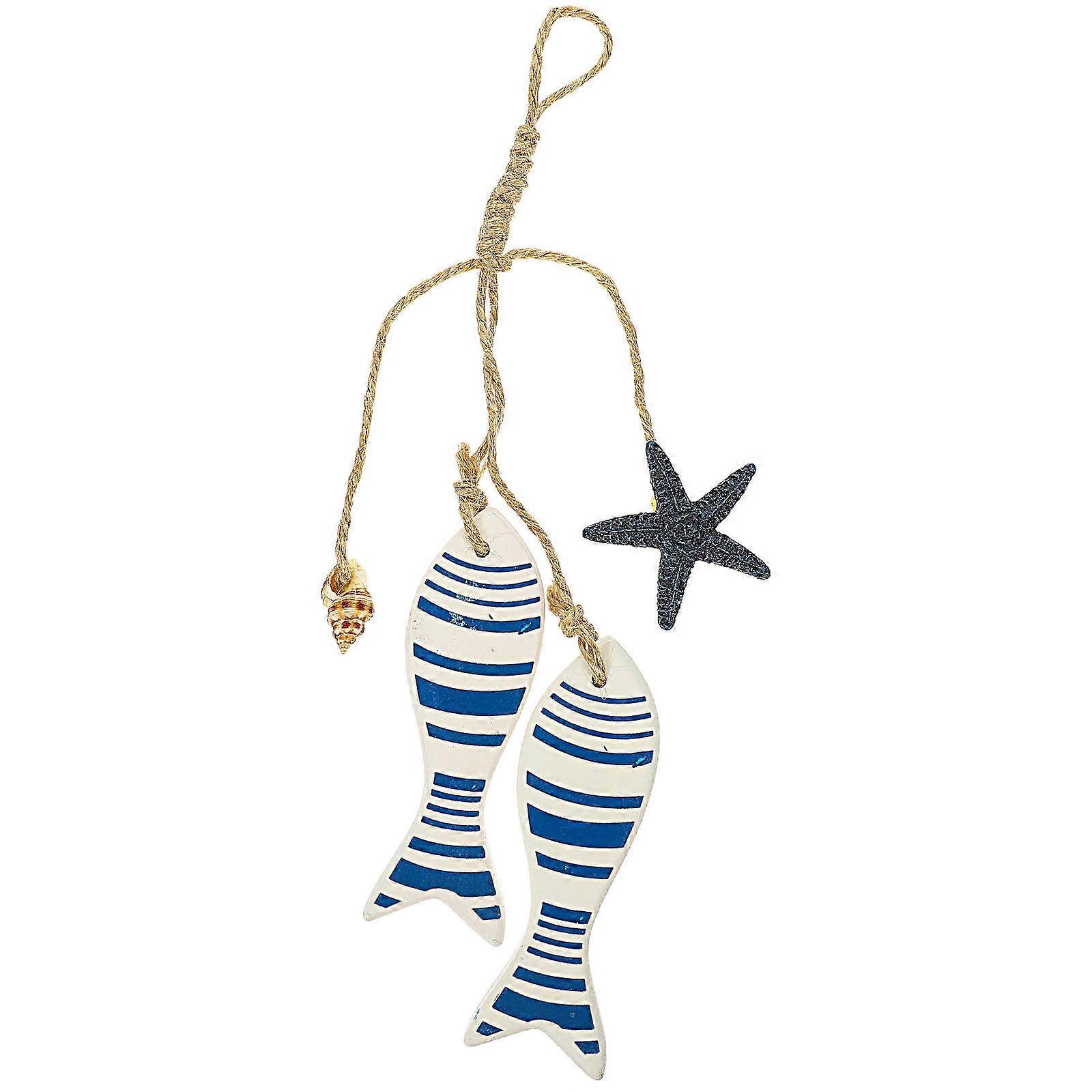 Nautical Wall Hanging Ornament Hawaiian Wall Ornament Synthetic Material Home Decor Simple Shape 1Pack