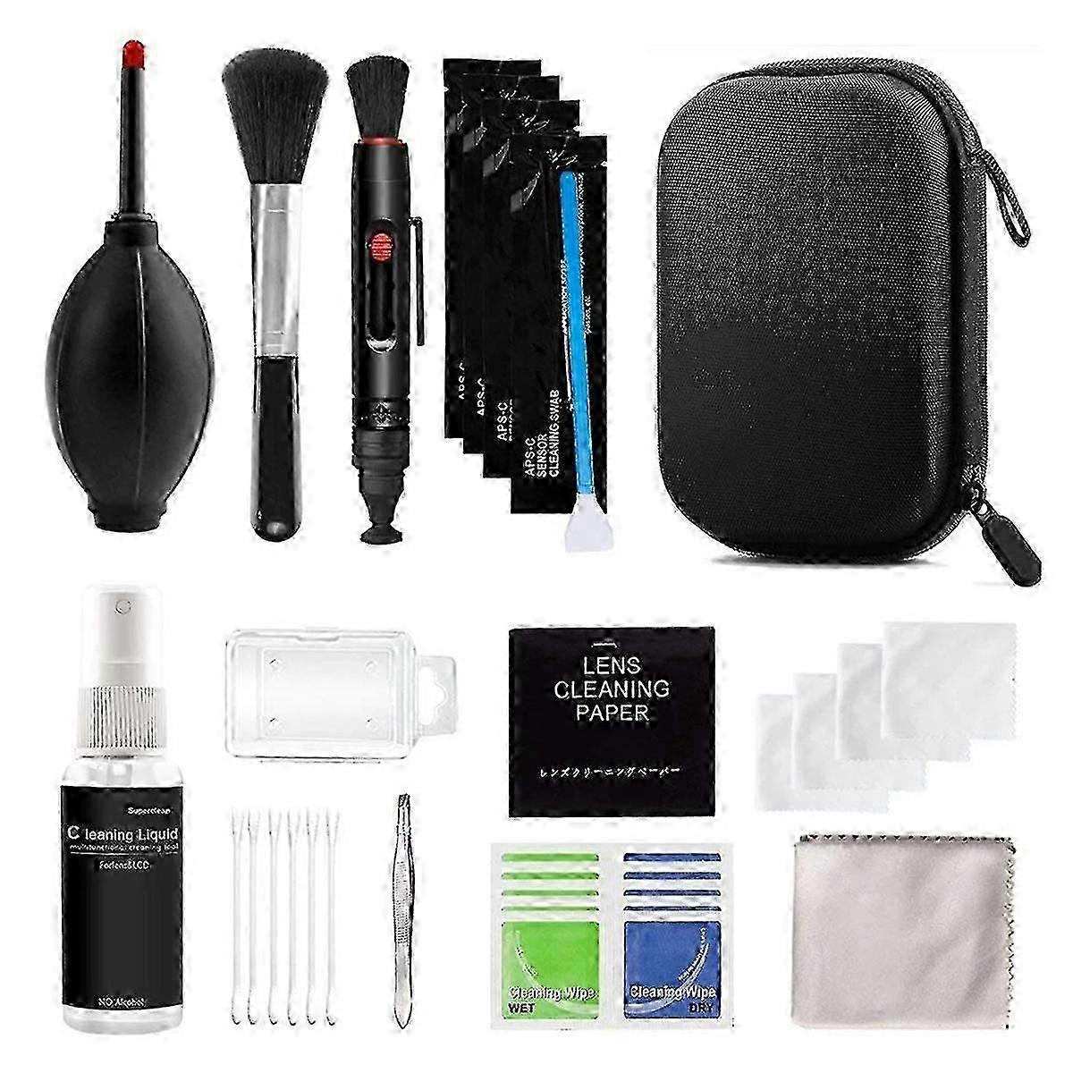 2025 Professional DSLR camera cleaning kit with complete tools for lens and sensor maintenance