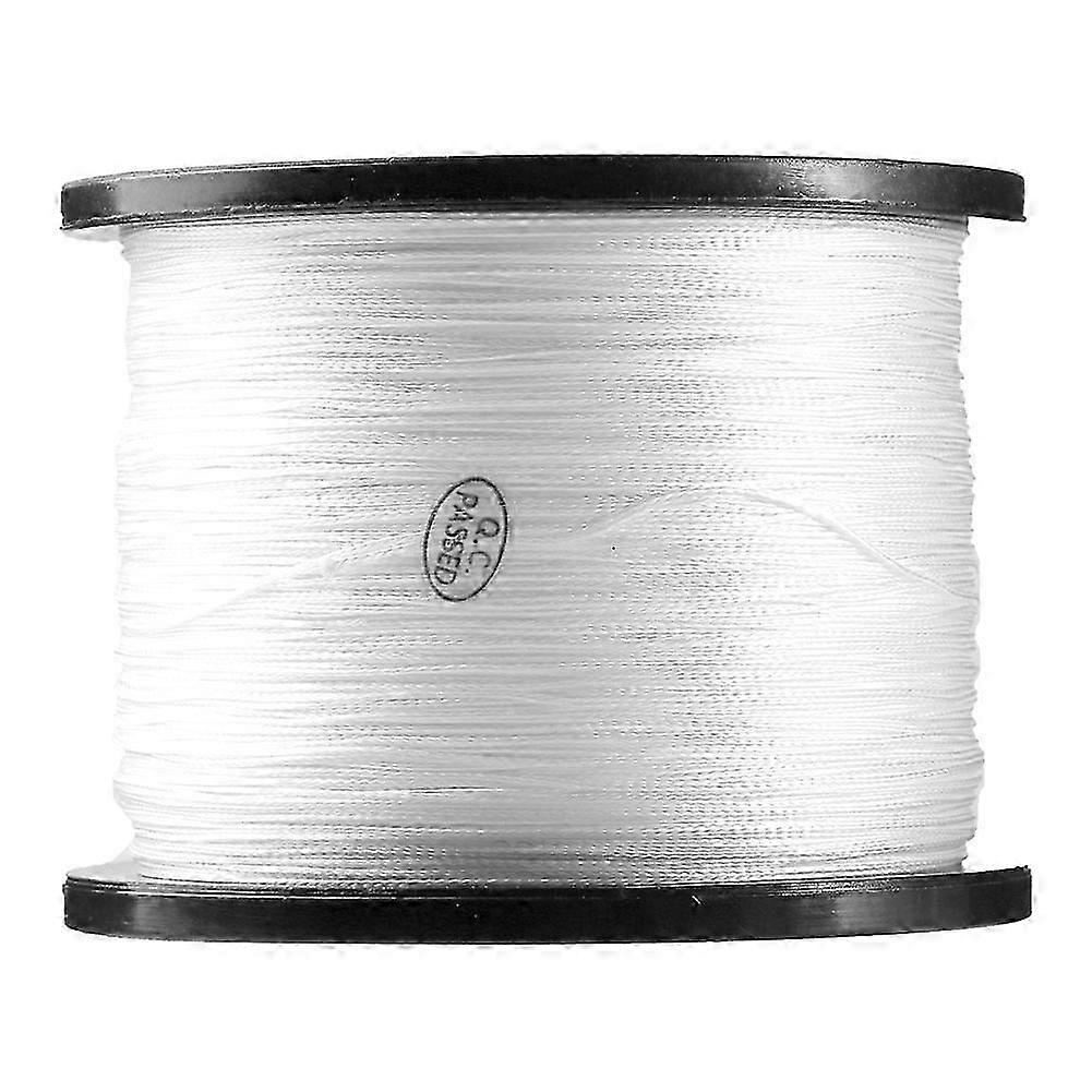 500m PE Braided 8-Strand Fishing Line - Super Strong Multi-Filament Fish Rope Cord in White (16) for Durable Fishing Support