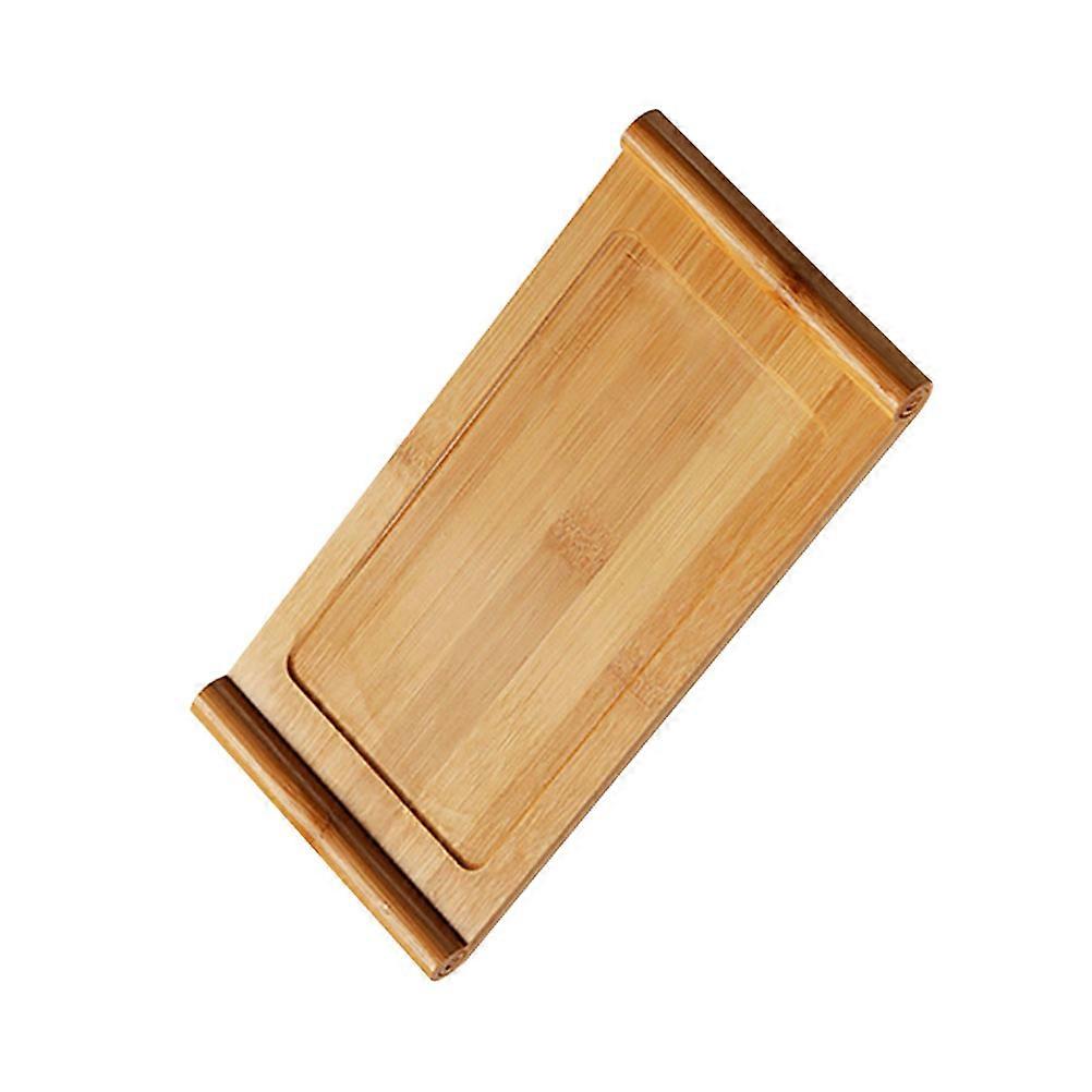 Khaki Synthetic Tea Tray for Tea Making Holds Teacups Teapots and More Suitable for Home Office