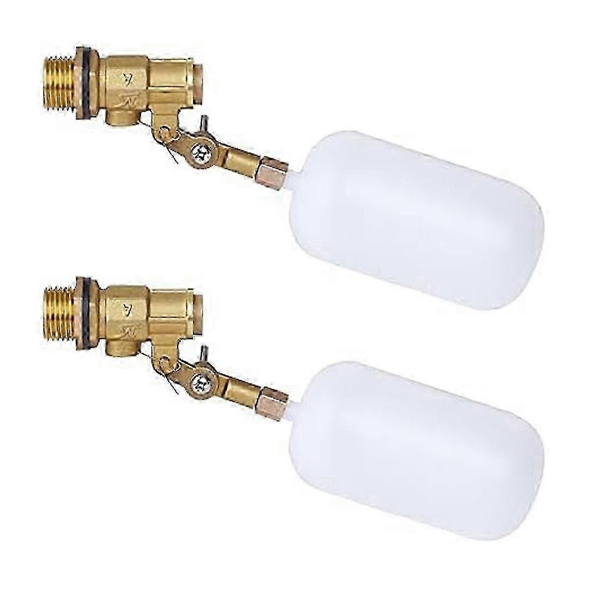 1/2 Inch Float Valve, Water Float Valve for Pond Float Valve Shutoff Auto Fill, for Livestock Tanks
