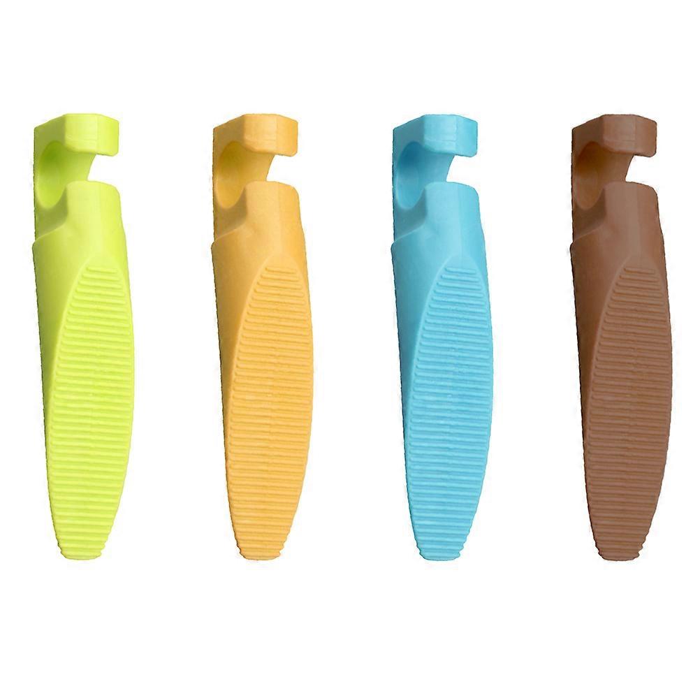 4pcs Safety Door Stopper Blocker for Home Security – Slip Design to Prevent Pinched Fingers, Ideal for Bedrooms & Offices