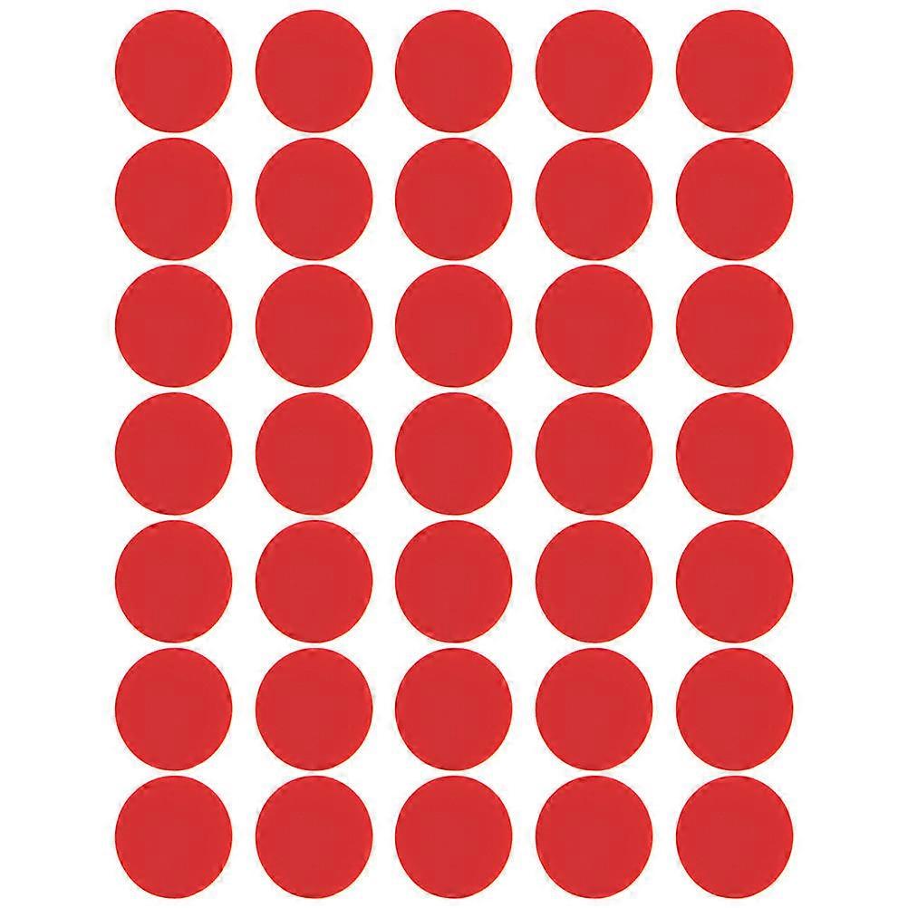 Double Sided Stickers for DIY Use Red Acrylic Notrace Waterproof 100pcs