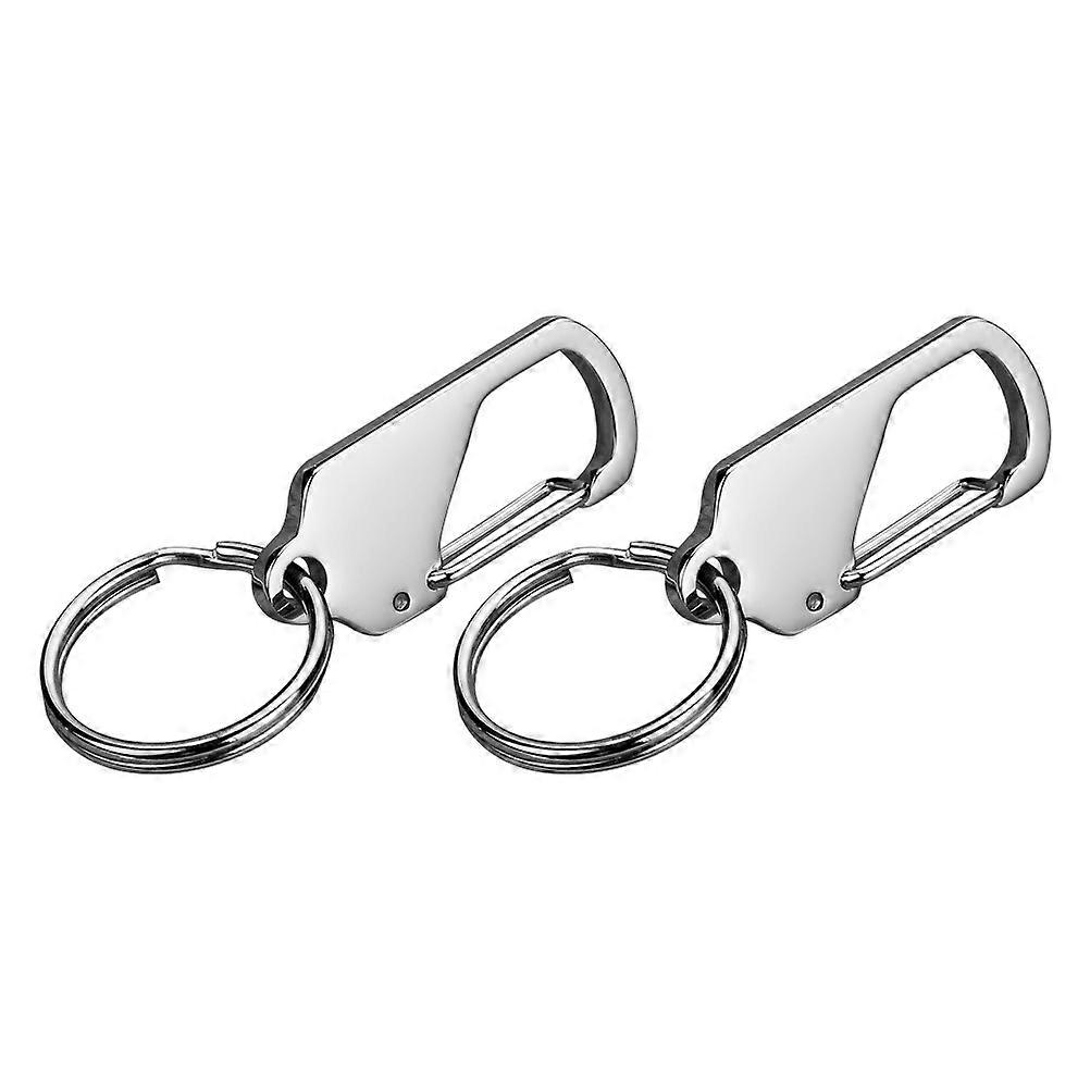 Durable 2 Pack Key Chain with Strong Key Ring Hoop for Car Keys and Essentials Organization