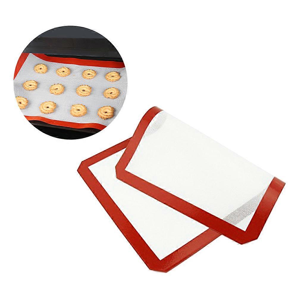 Non Stick Baking Sheet Silicone Mat Professional Cooks Baking Cookies 30cm X 21cm X 0.1cm Non-Stick 1Pack