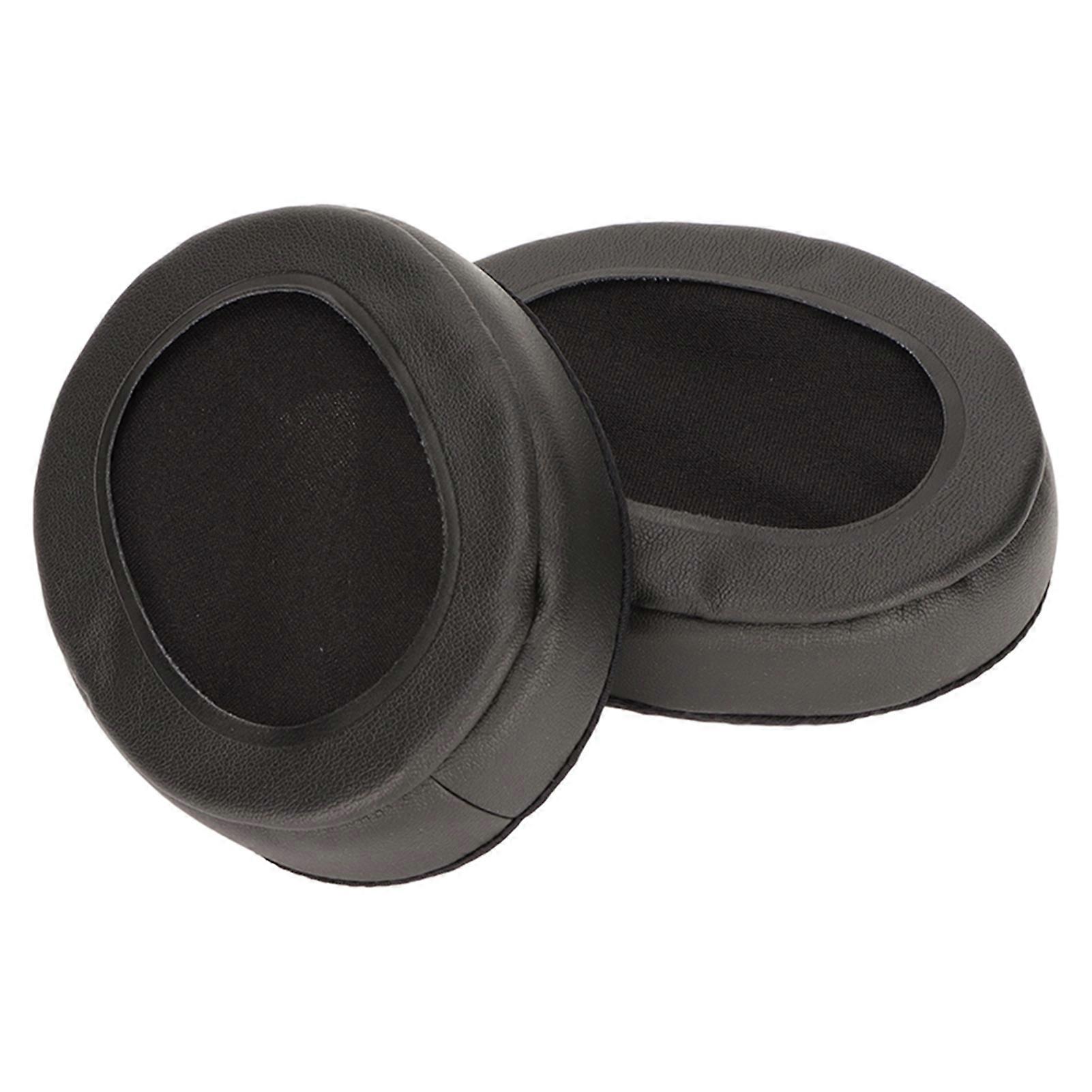 Headphone Ear Pads Noise Insulation Soft Comfortable Thickened Replacement Ear Cushion for Brainwavz HM5 Headphones Black Gel Style 