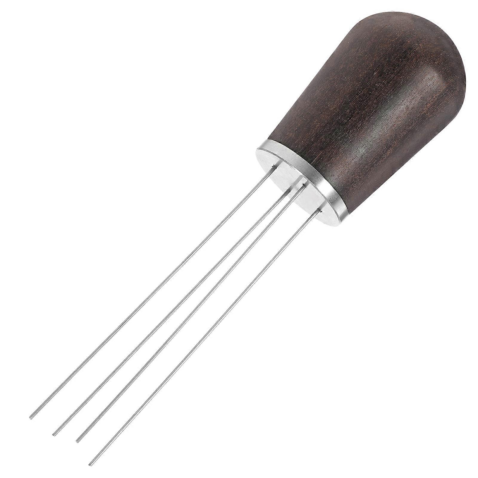 Stainless Steel Espresso Distribution Stirring Tool Avoiding Agglomeration Professional Use 12x2.5cm 1Pcs