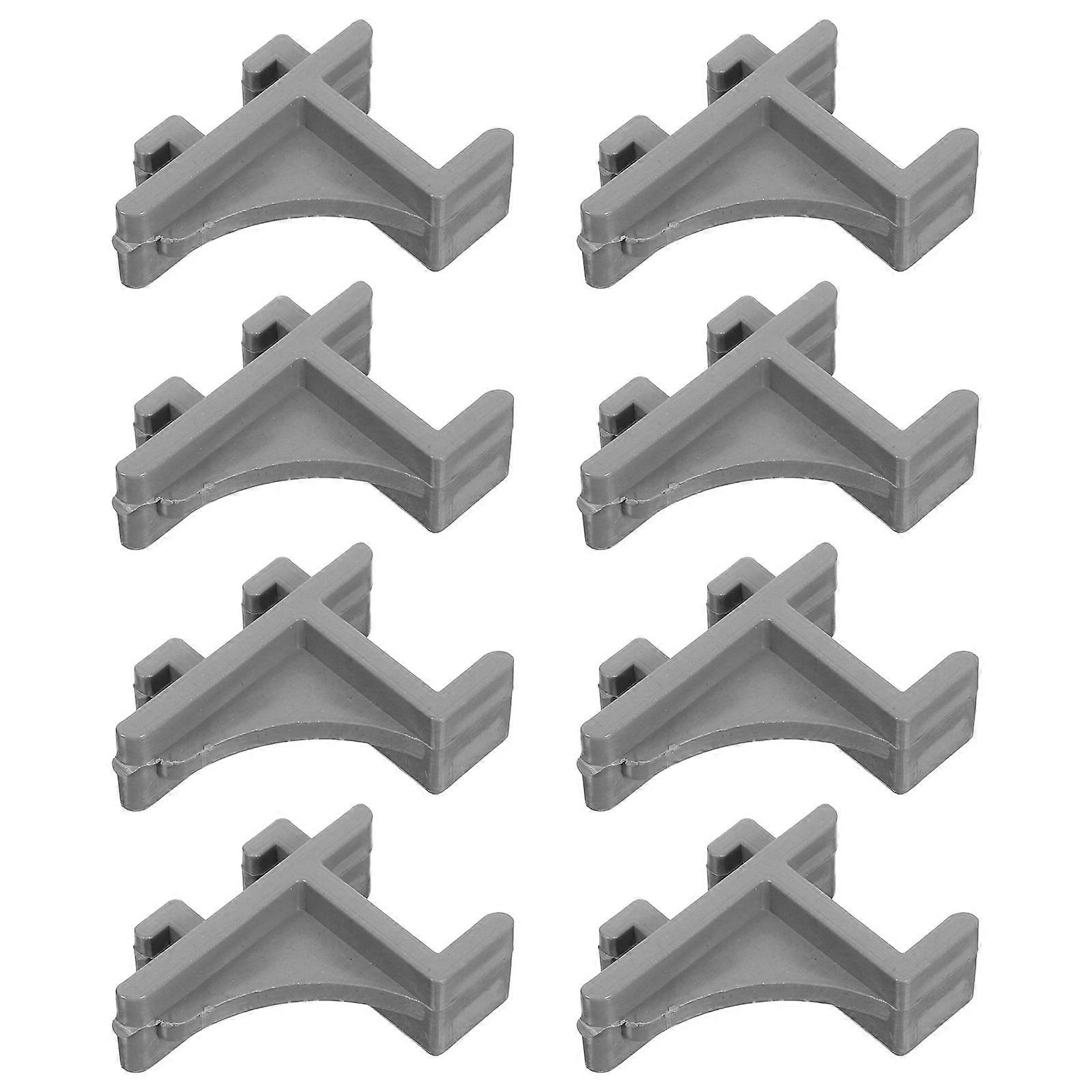 Refrigerator Shelf Support Clips Freezer Cooler Shelf Brace Plastic Size 11 Increase Storage Space 8Pcs