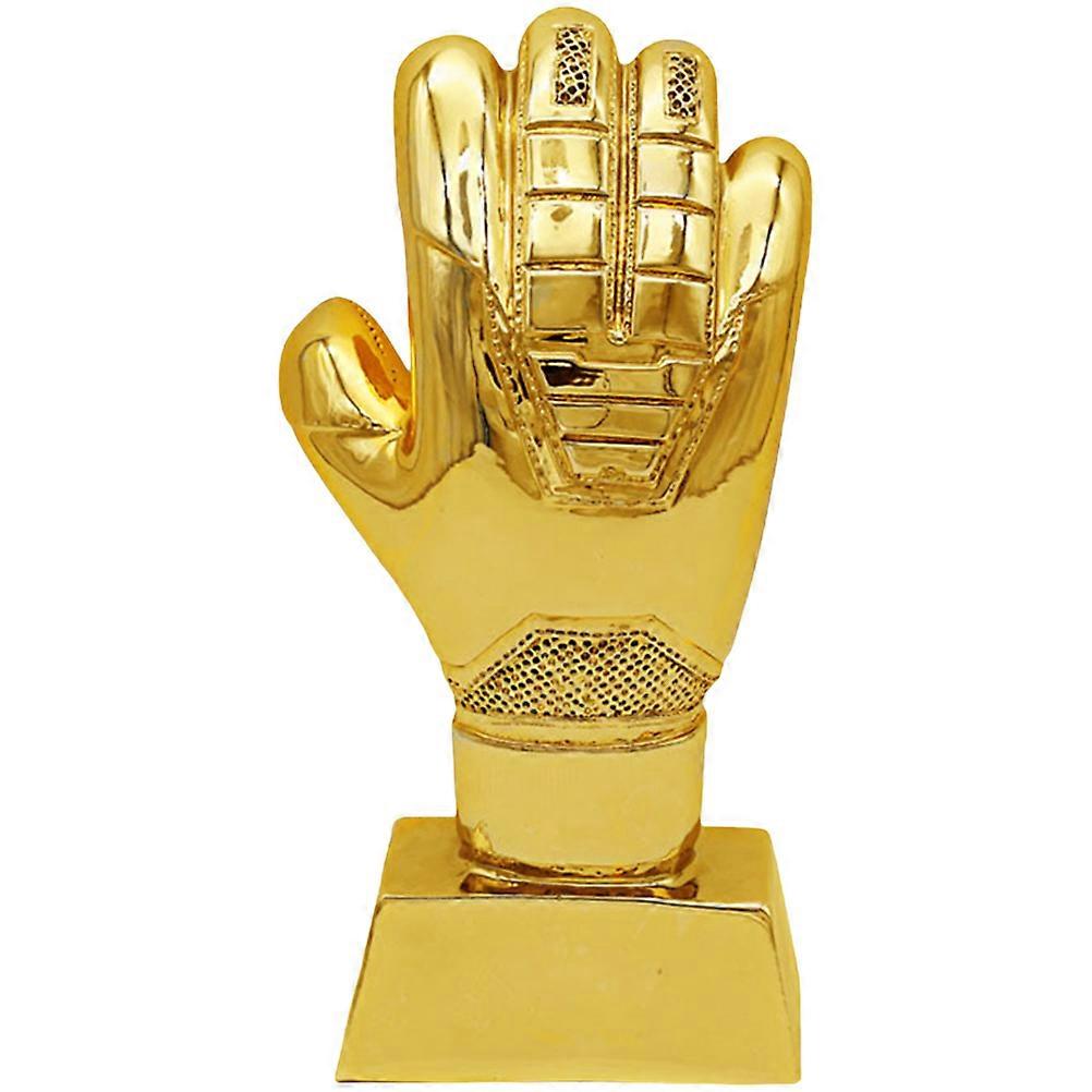 Goalkeeper Trophy Soccer Decorative Glove Shape Smooth Surface Ideal For Parties And Events 1Pcs
