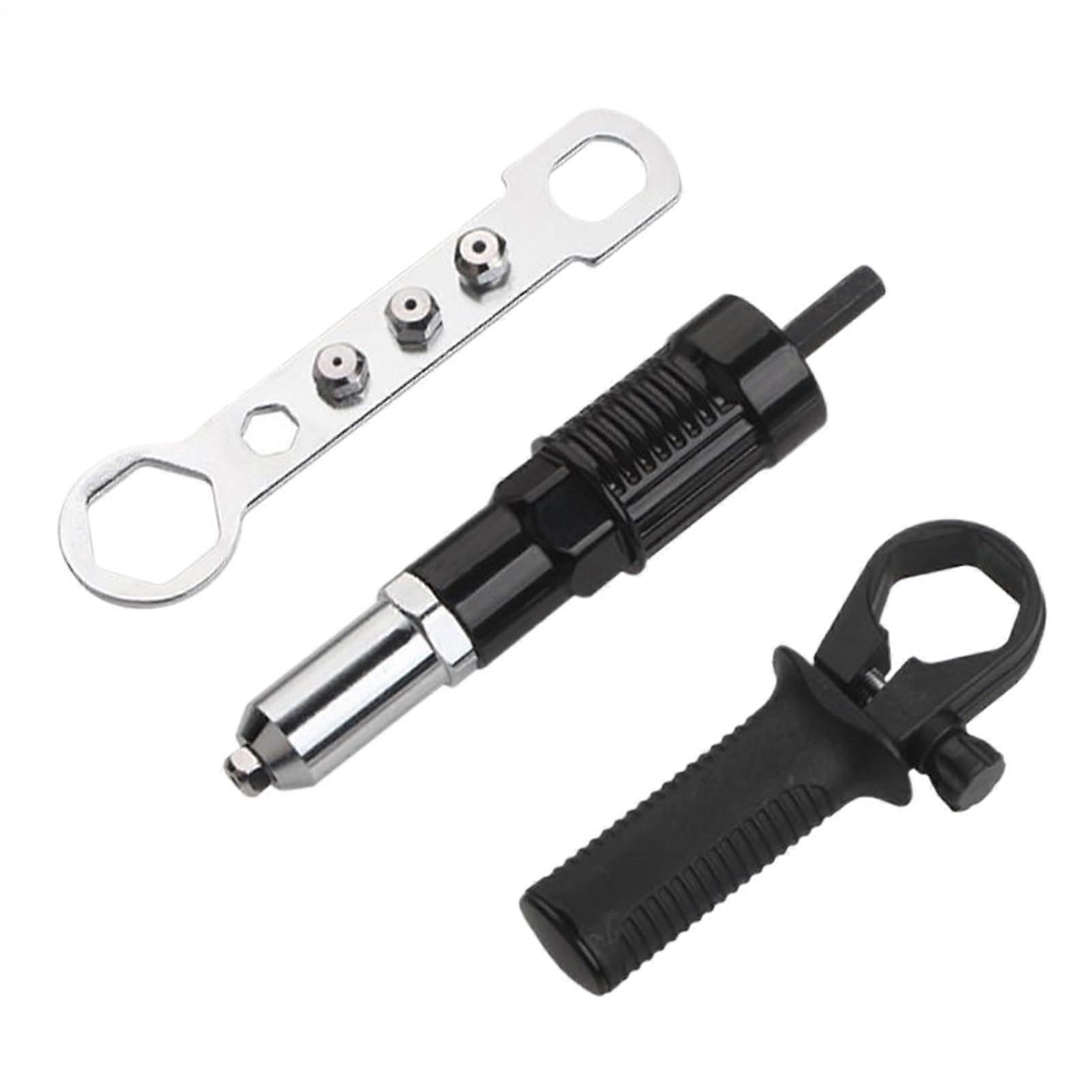 Rivet Puller Adapter Set Drilling Accessories Tool Multi-Size Adapters For Home, Workshop, And Industry