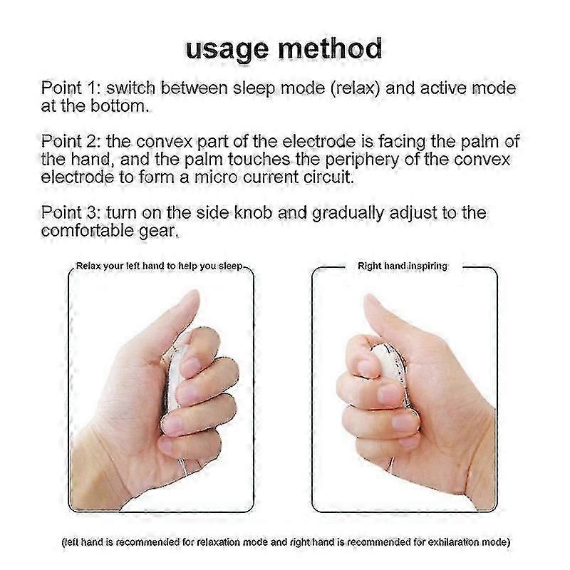Sleep Aid Device The Chill Pill Device Hand-held Ergonomic Pressure Relief