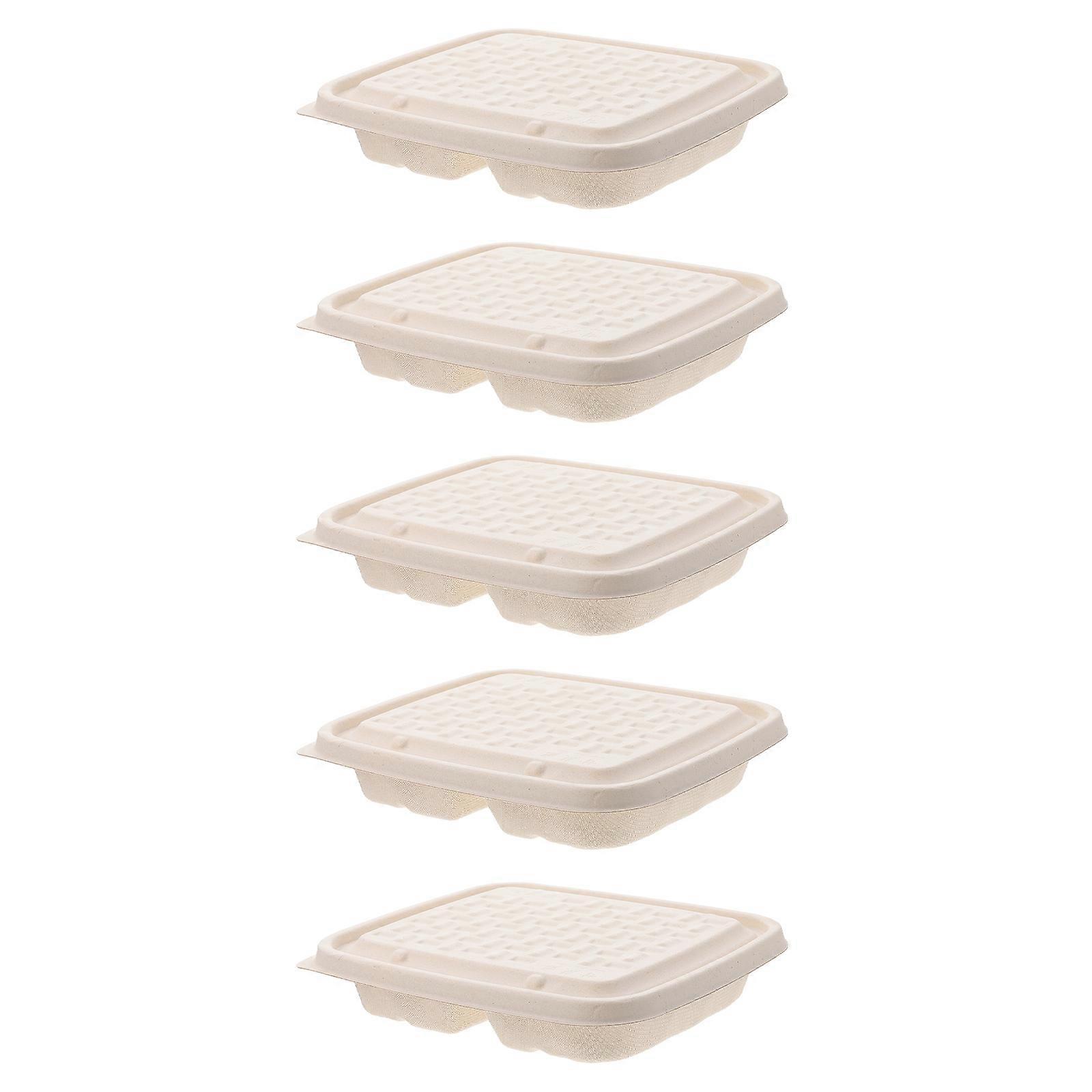 10pcs Paper To Go Takeout Packaging