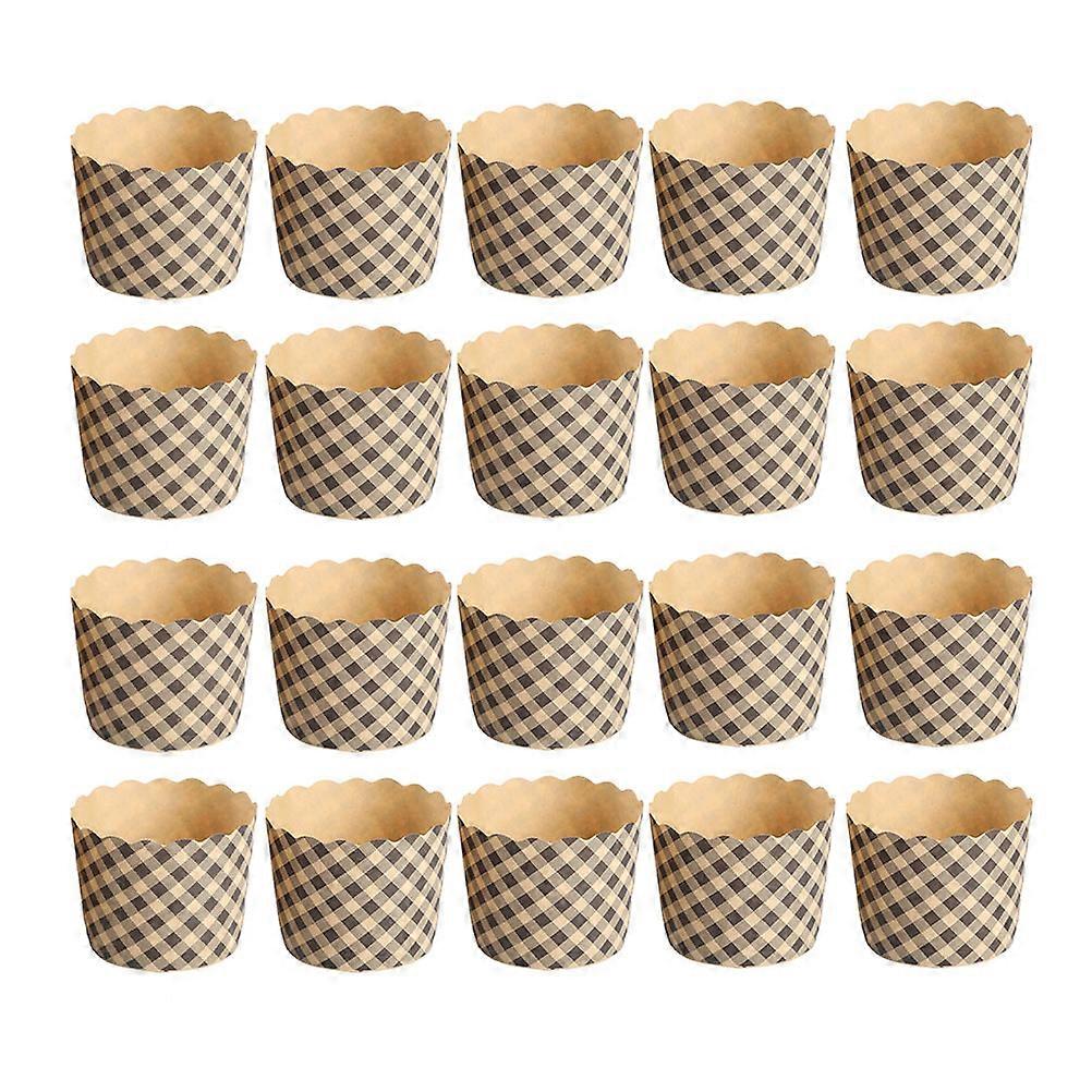 Paper Cake Cups for Kitchen Use Assorted Color High Temperature Resistant 100 Pcs