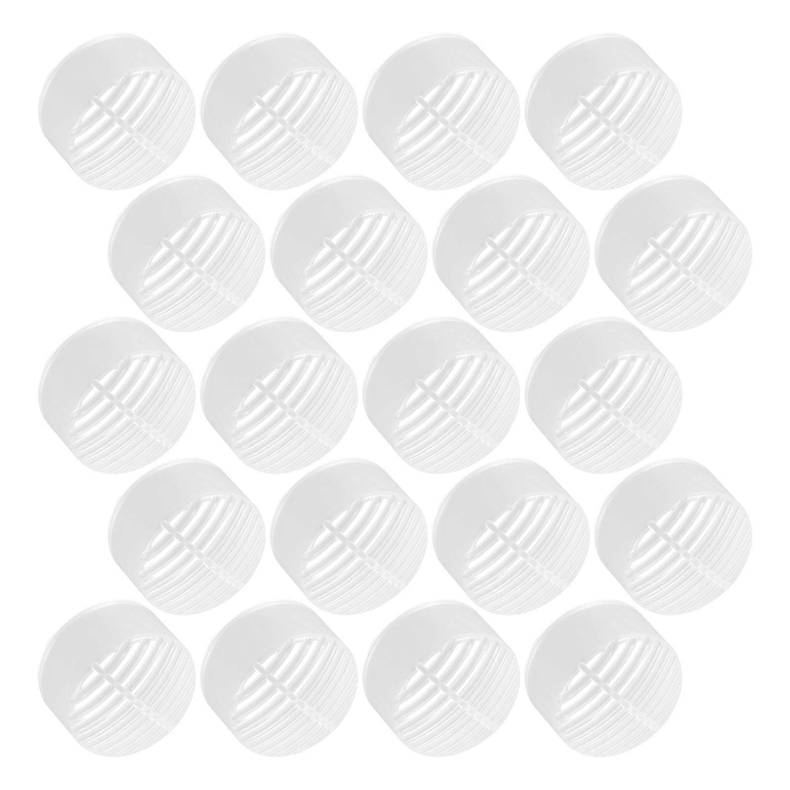 100pcs Transparent PP Tea Filters for Water Bottles Outdoor Cold Brew Strainer Mesh Filter