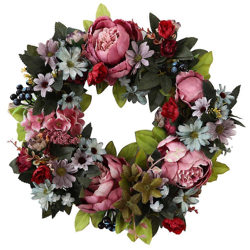 Wall Hanging Wreath 1Pcs Multi Plastic Build for Wall Decoration