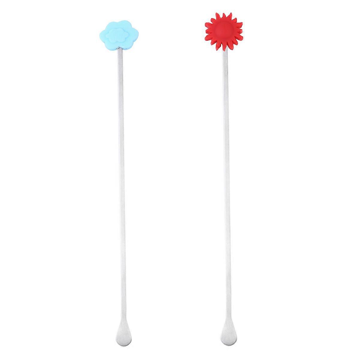 Milk Powder Mixing Stick with Head for Kitchen Use Safe and Heatproof Tiny Size Assorted Color