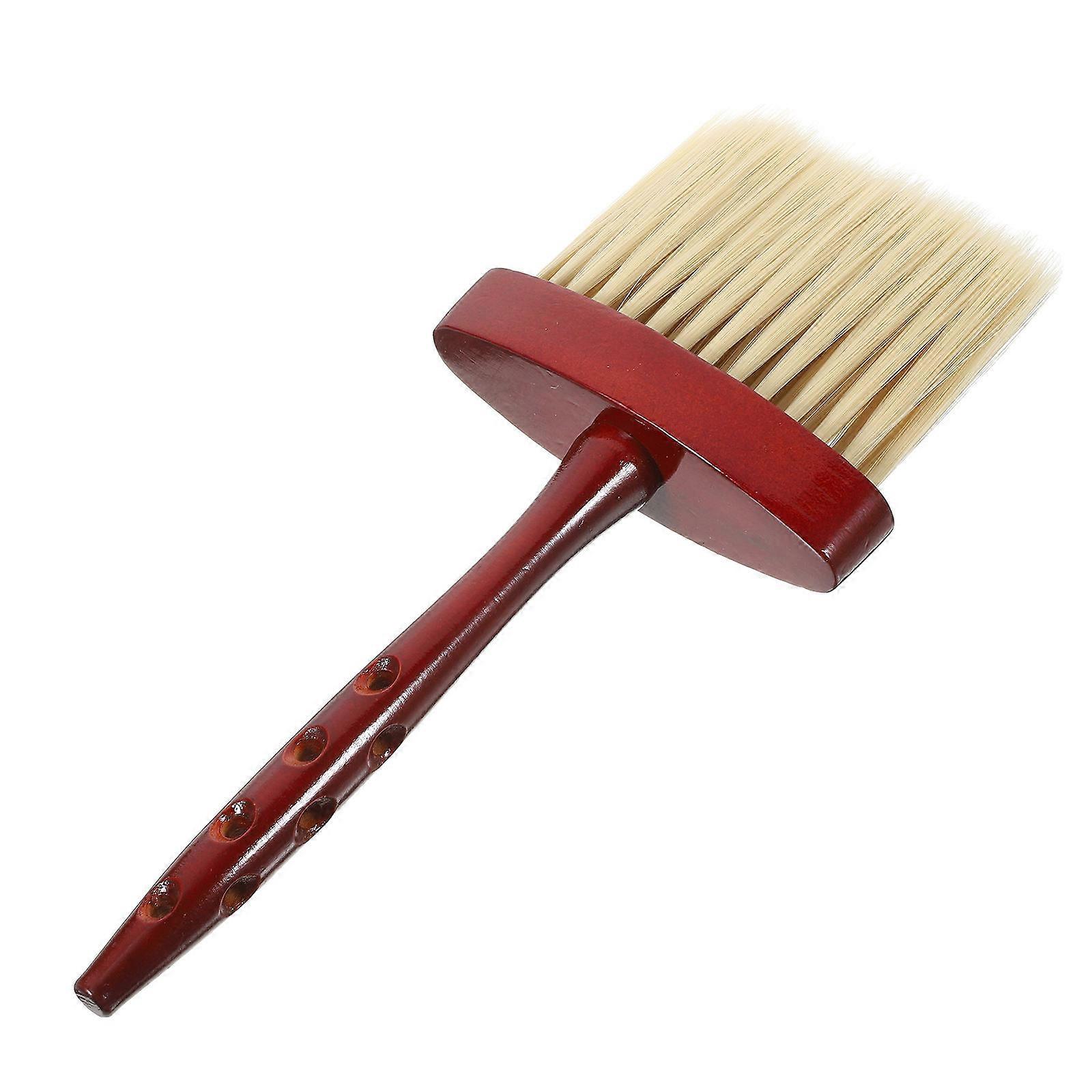 Wood Handle Hair Styling Brush for Salon & Home Use – Compact, Gentle for Blow Drying, Cutting & Styling
