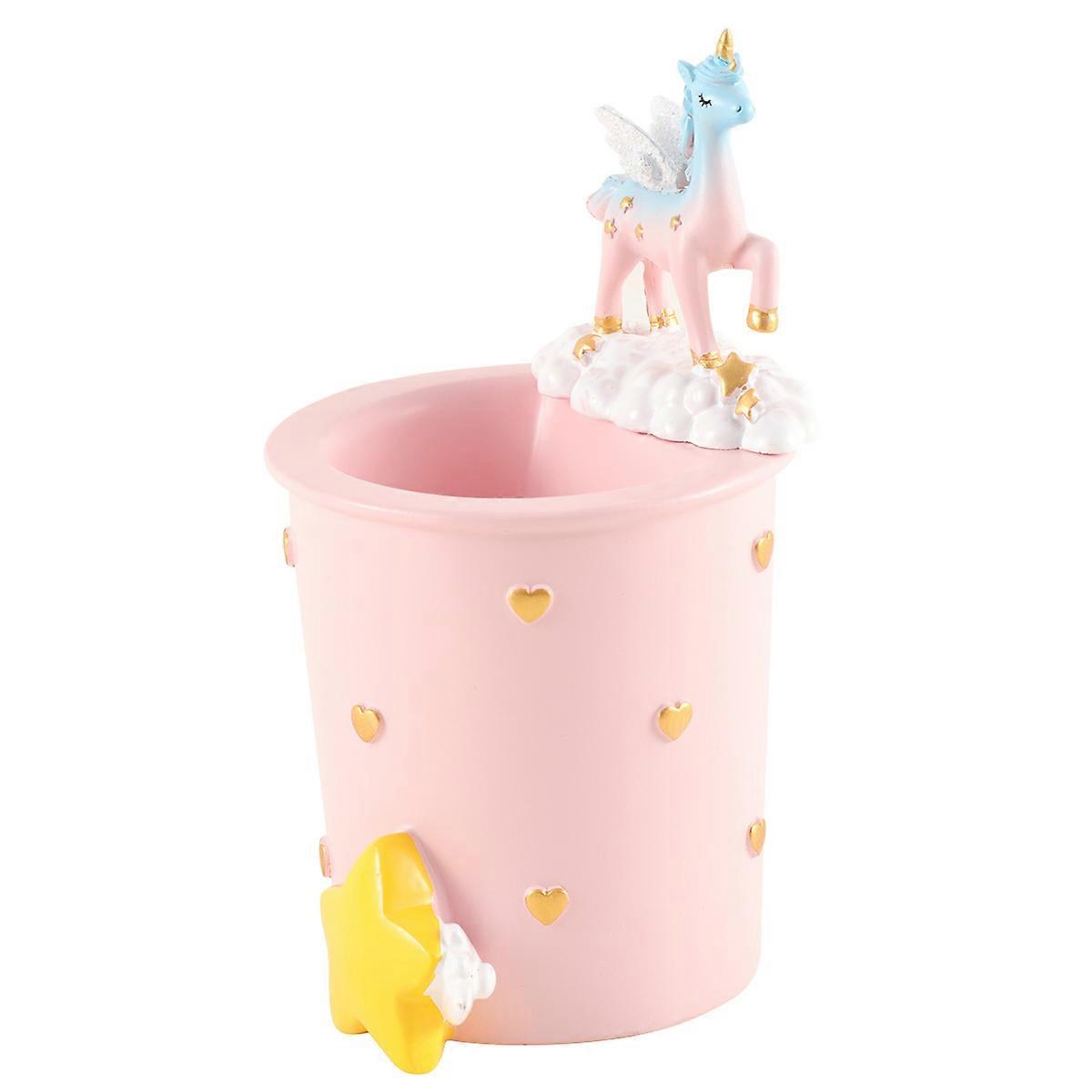 Creative Pen Holder Ornament Desk Storage Box Containers Multi-Colored 16*9cm Office Use 1Pcs