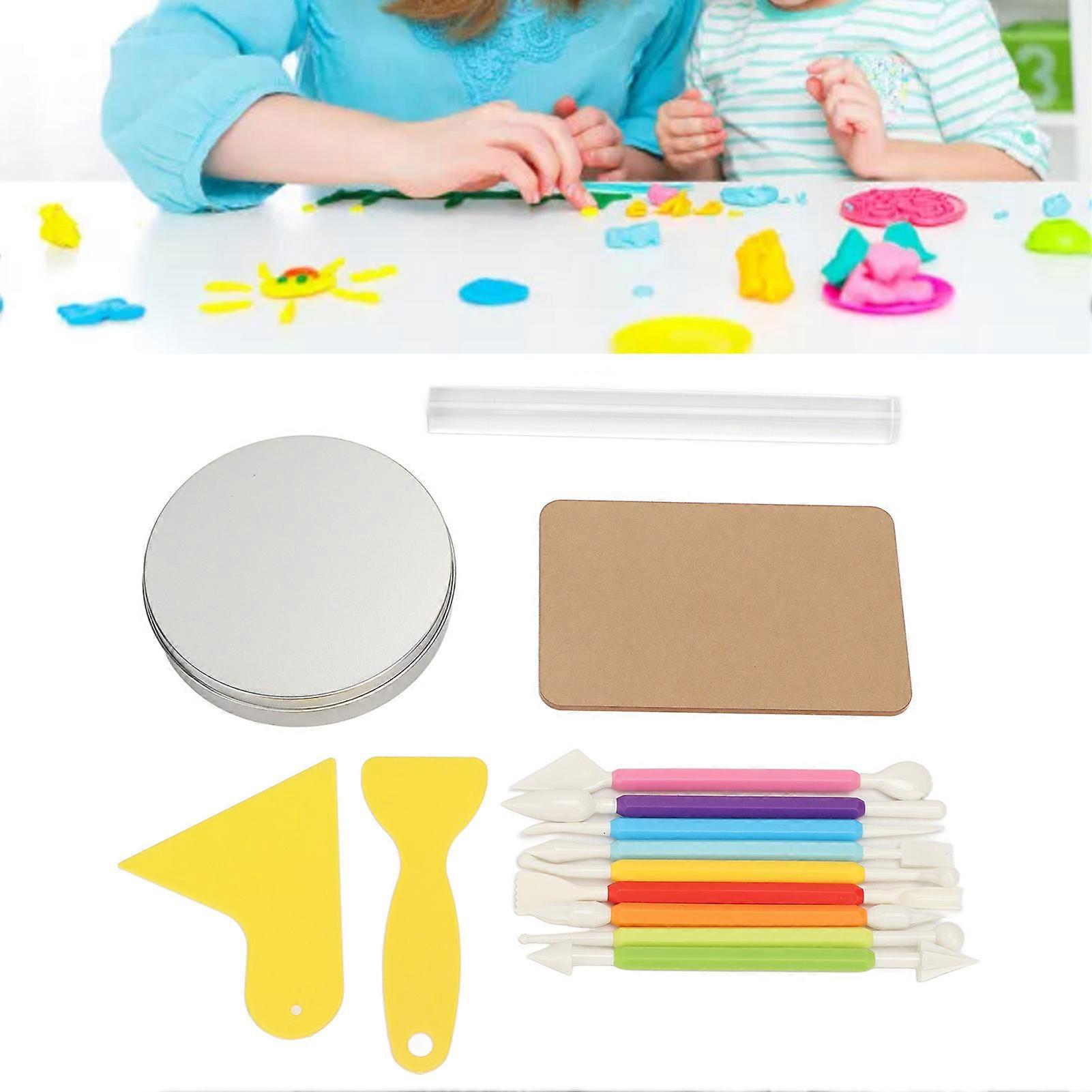 38Pcs Pottery Clay Sculpting Tools Double Sided Complete Tools Modeling Clay Tools with Wooden Handle for DIY Pottery Crafts 