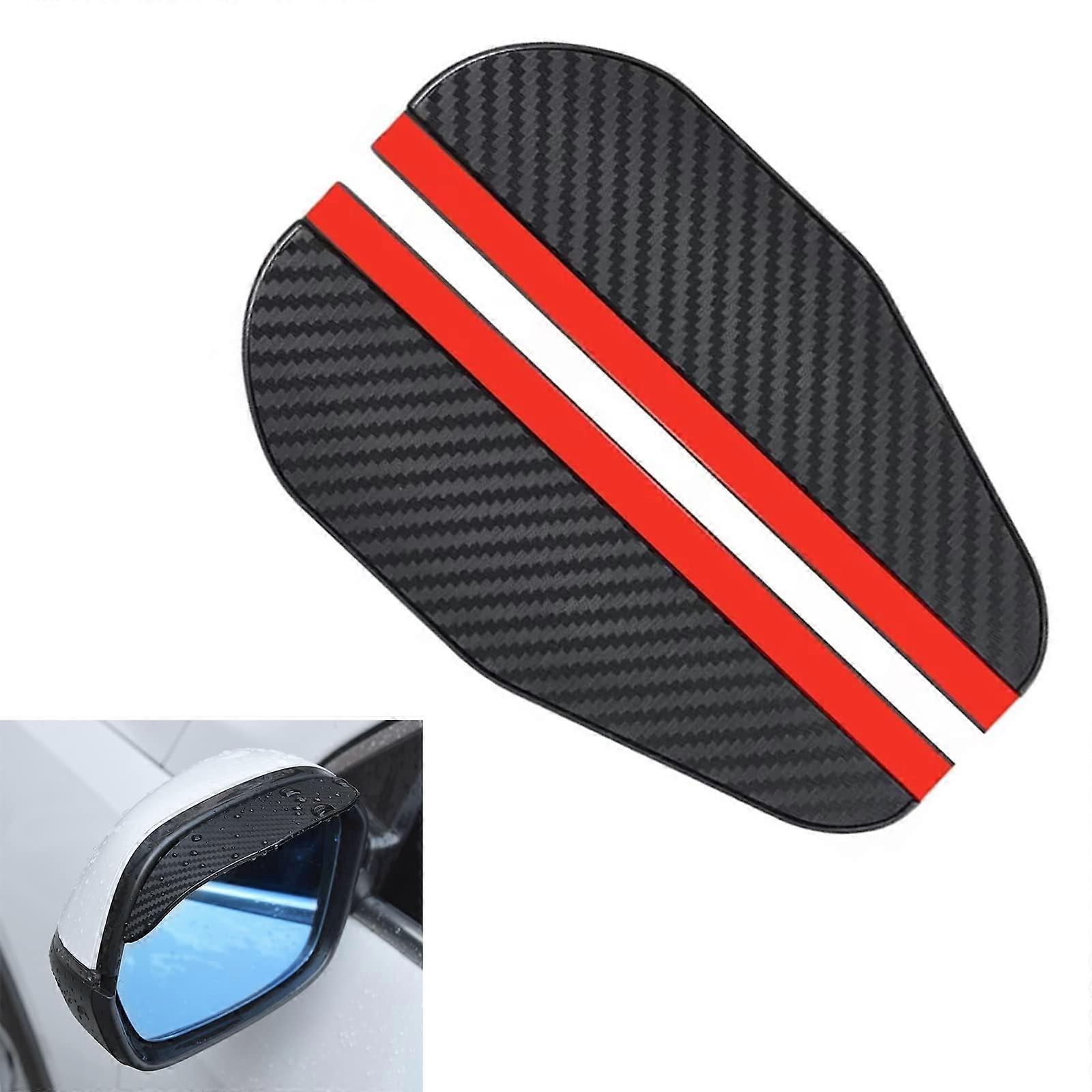 2 Pieces Car Rear View Mirror Rain Cover Universal Waterproof Side Mirror Protector for All Vehicle Models