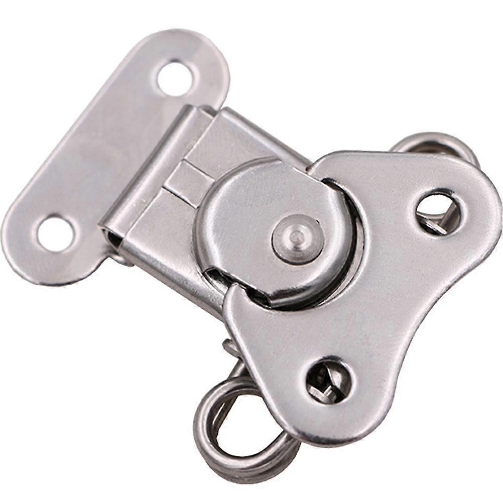 Silver Butterfly Latch Spring Tool Box Securing Device Delicate Style 1Pcs