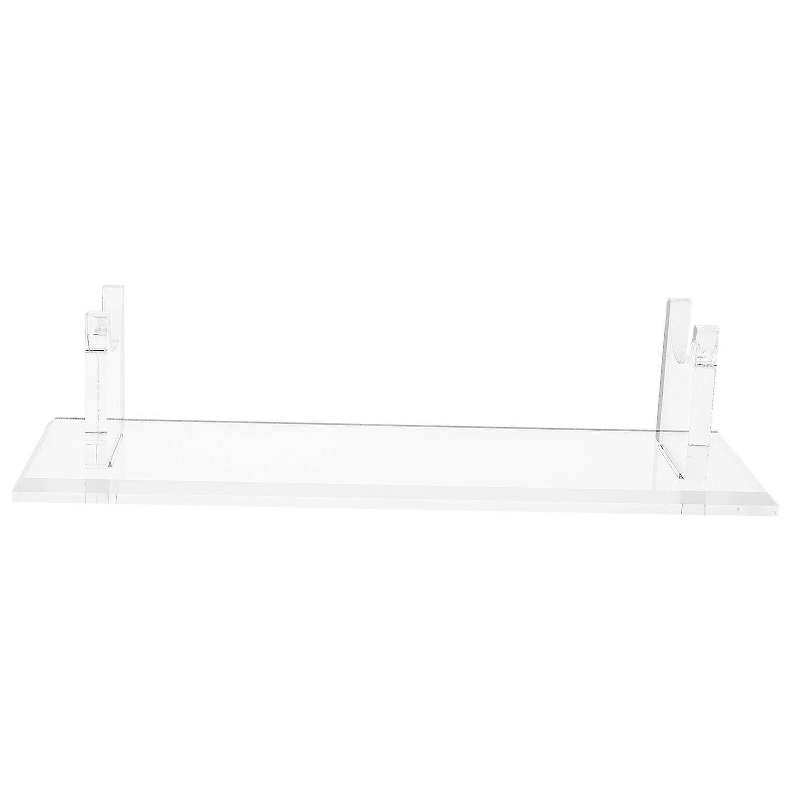 Transparent Acrylic Sword Display Base for Collectors Durable and Sleek Design Ideal for Home Decor 6.5 inches