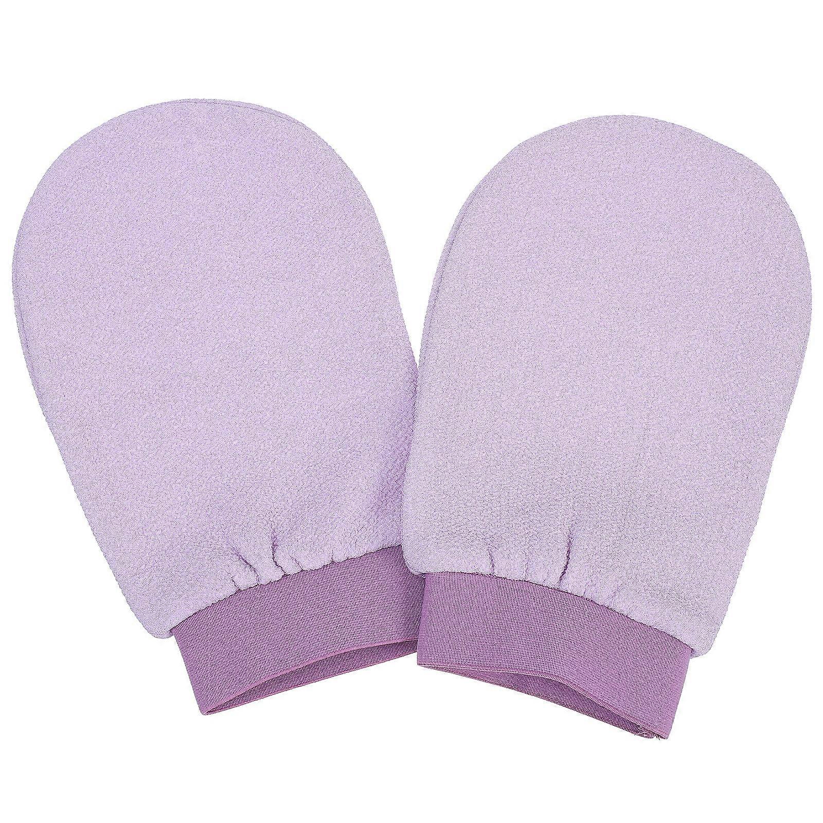 Double Sided Back Scrubbing Gloves for Exfoliation & Deep Skin Cleansing – Durable Bath Gloves for All Body Parts